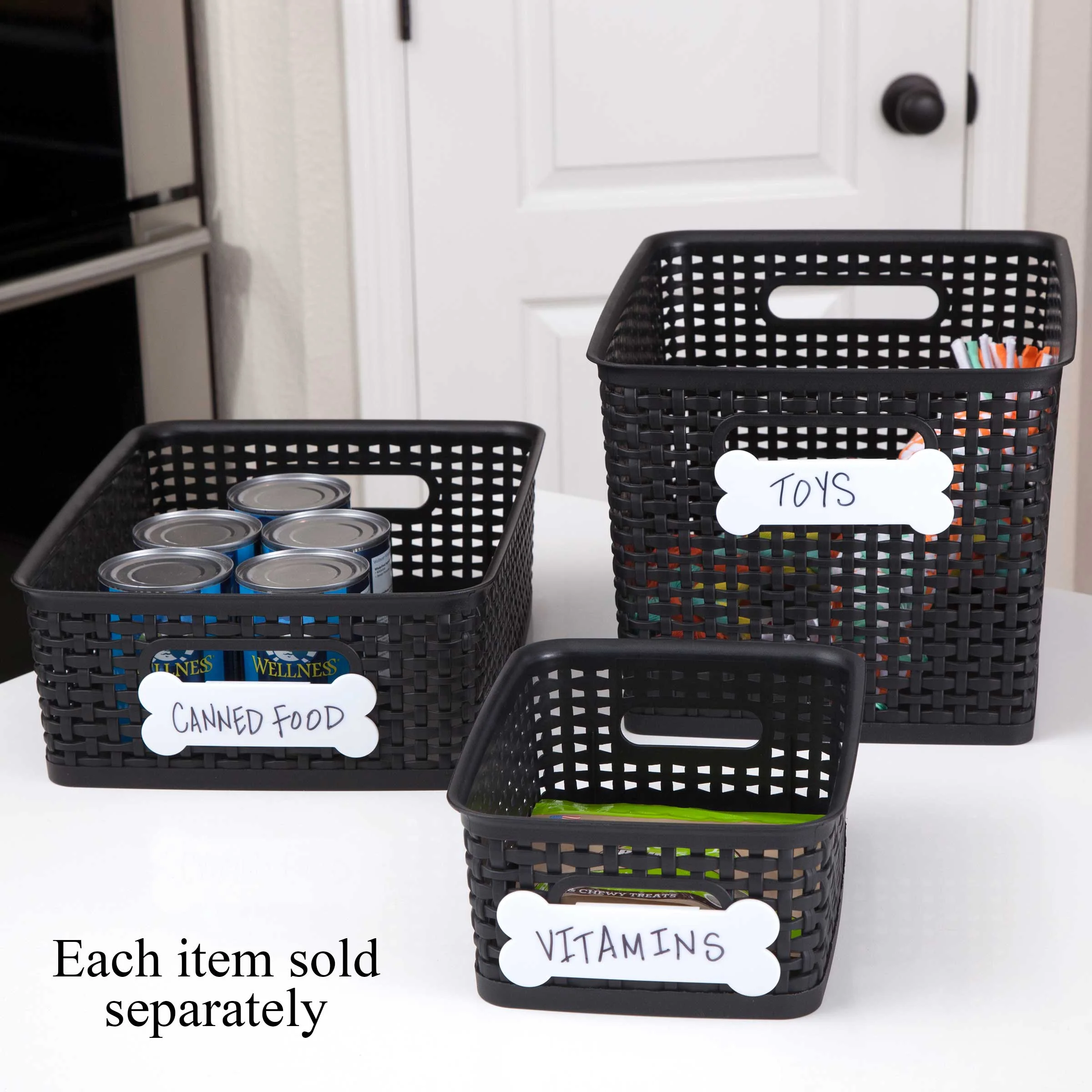Dogbone Label Storage Bin, Small