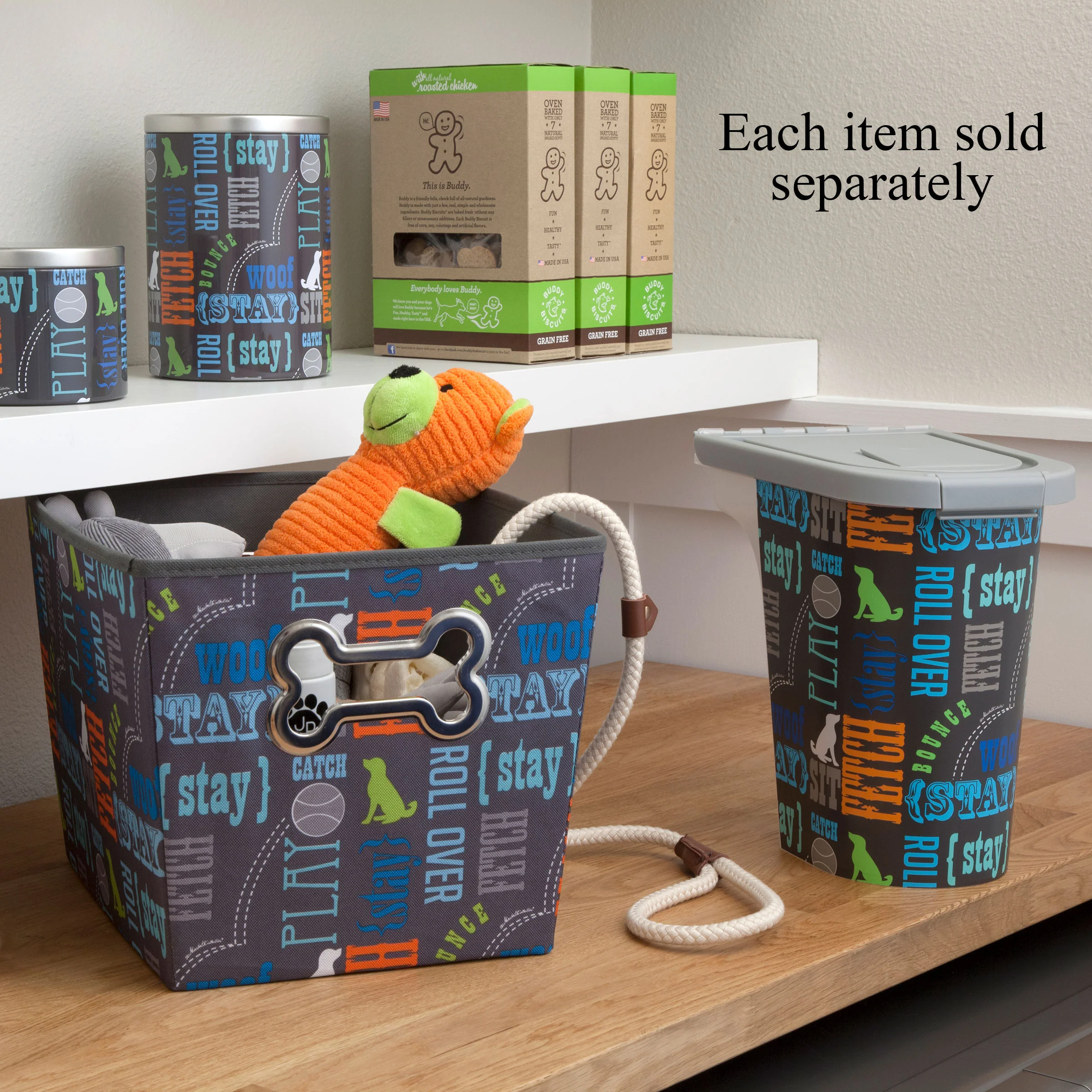 Pet Supply Bin, Wordplay by Macbeth Collection