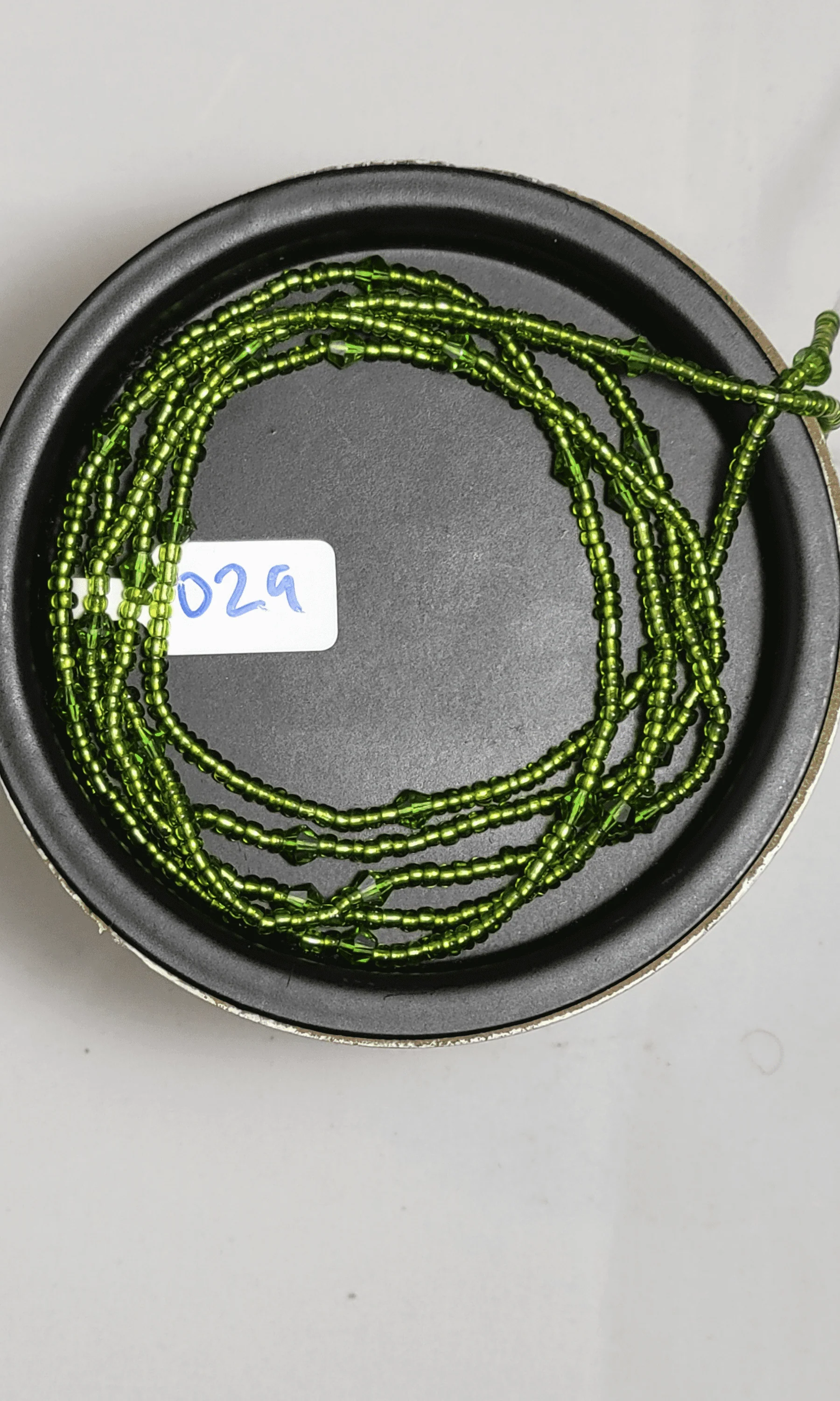 Shiny Green Waist Beads