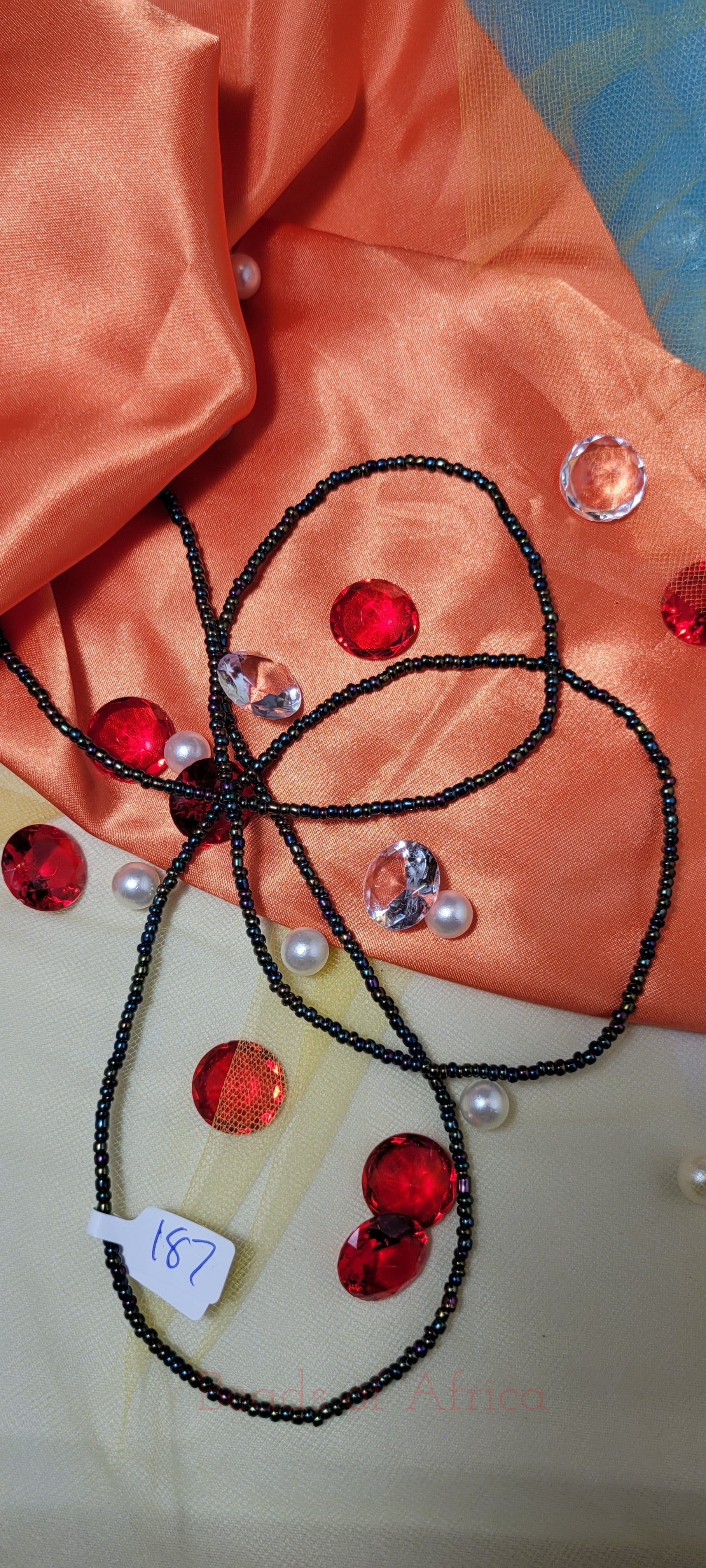 Multicolored Deep Waist Beads