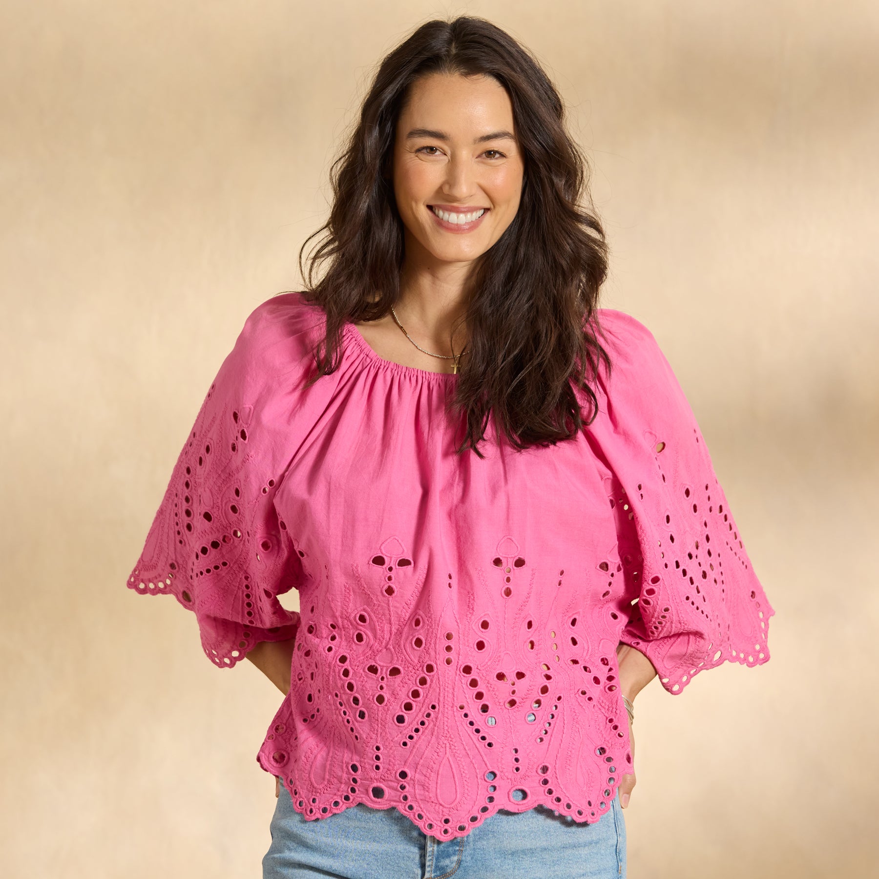 sundance-Etta Eyelet Top-Sundance Outlet