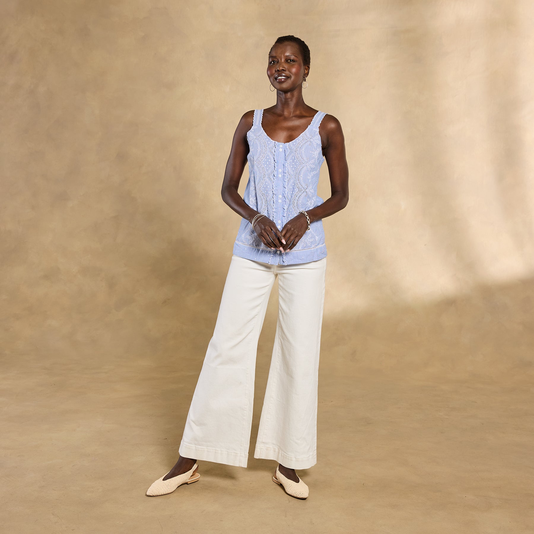 sundance-Lea Kerchief Camisole-Sundance Outlet