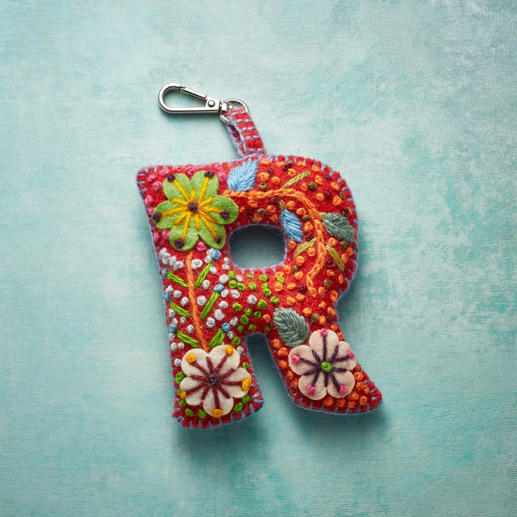 sundance-Fleur De Felt Initial Clip-Sundance Outlet