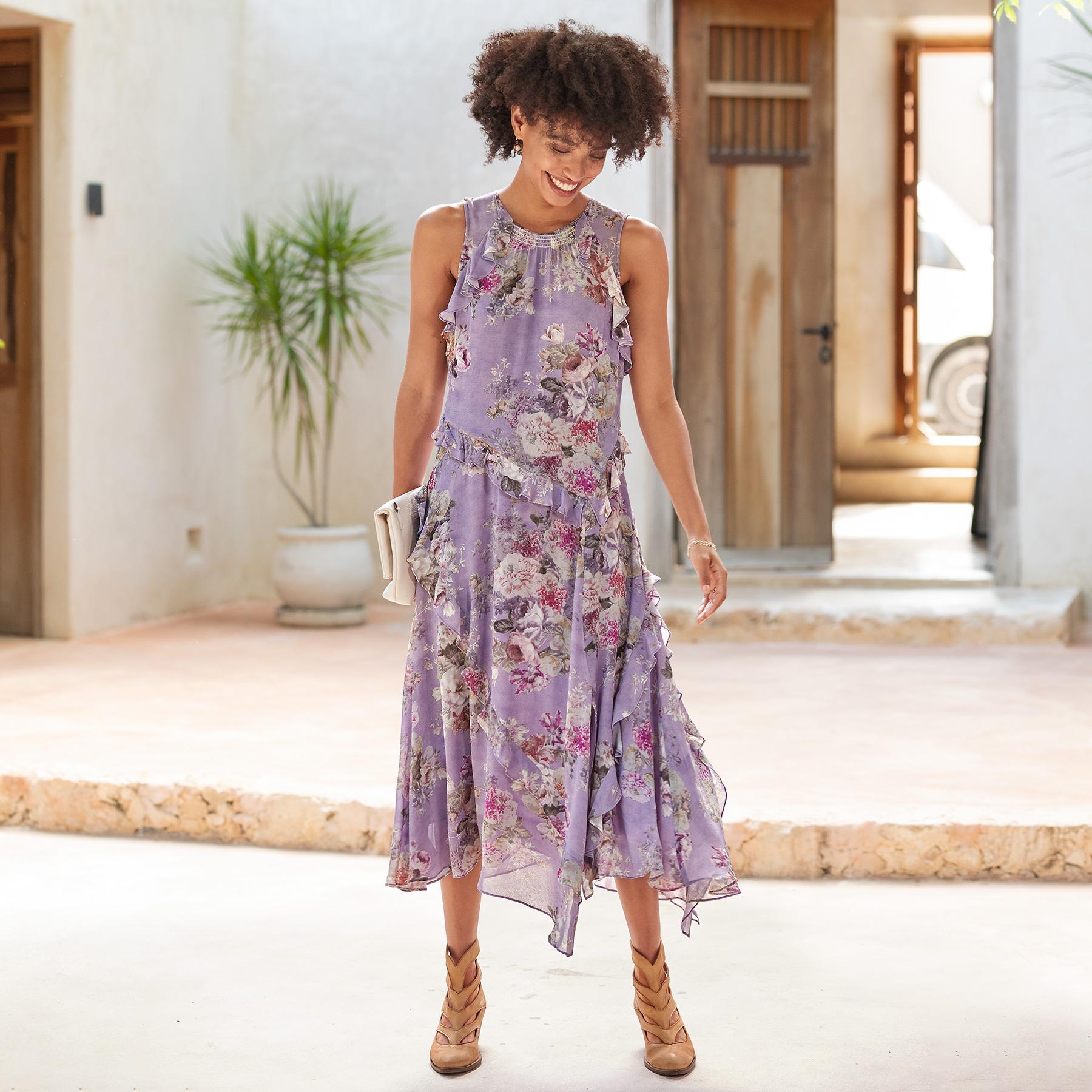 sundance-Faye Floral Dress-Sundance Outlet
