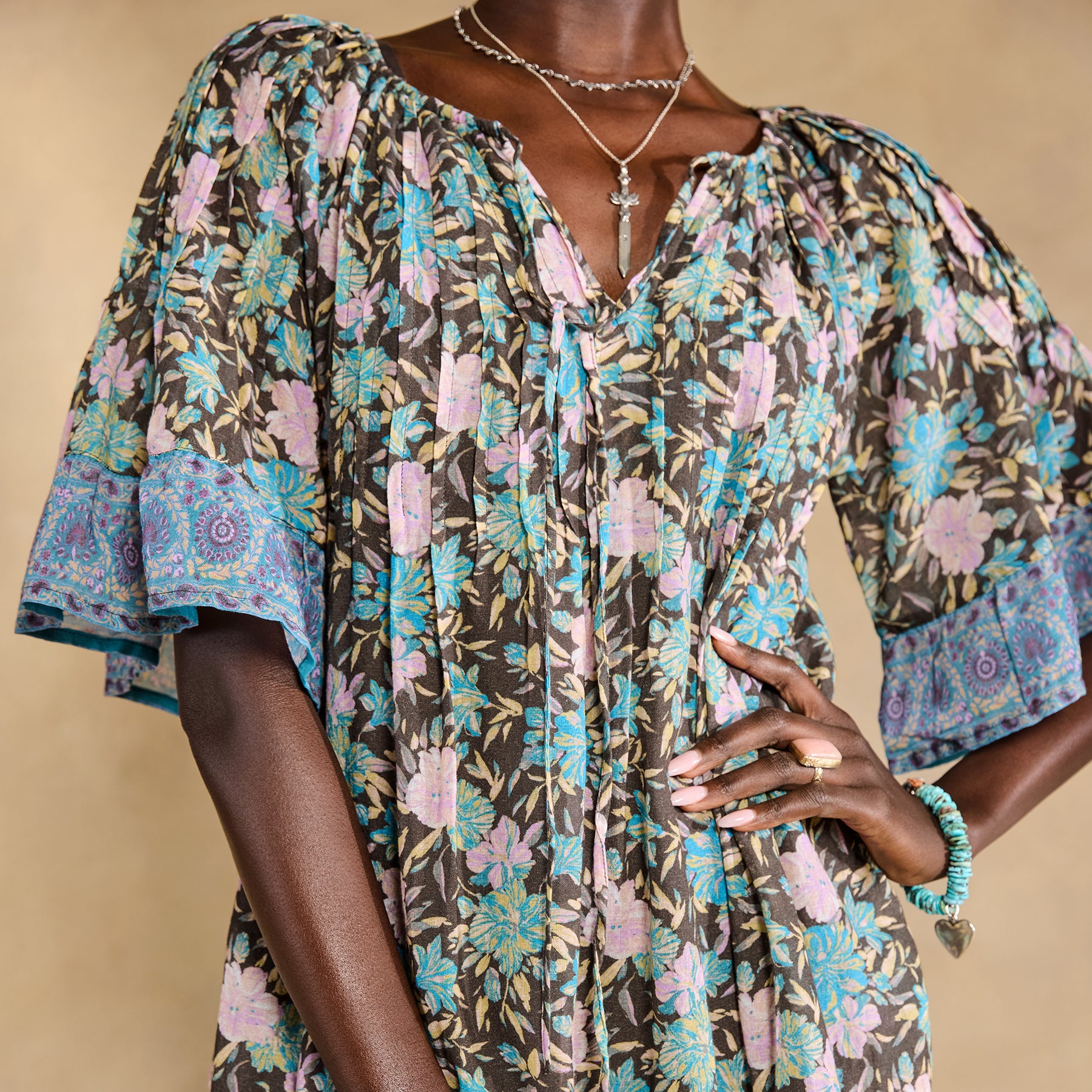 sundance-Aisha Printed Dress-Sundance Outlet