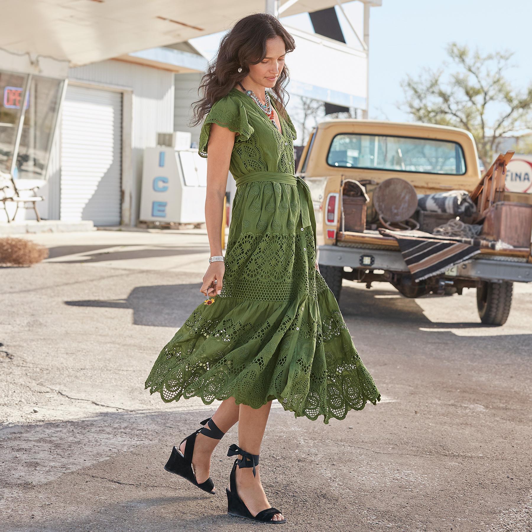 sundance-Talara Eyelet Dress-Sundance Outlet