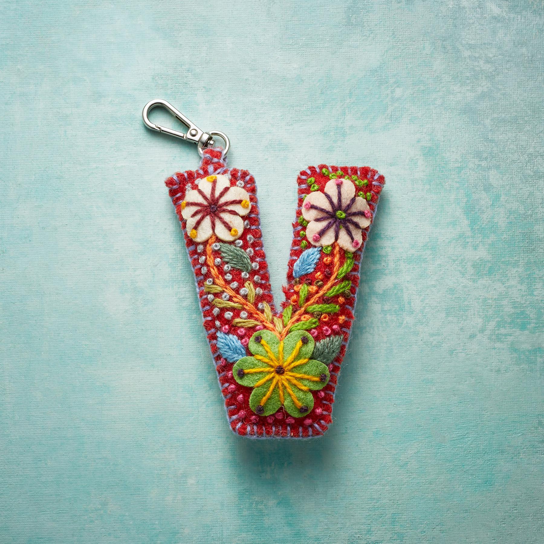 sundance-Fleur De Felt Initial Clip-Sundance Outlet