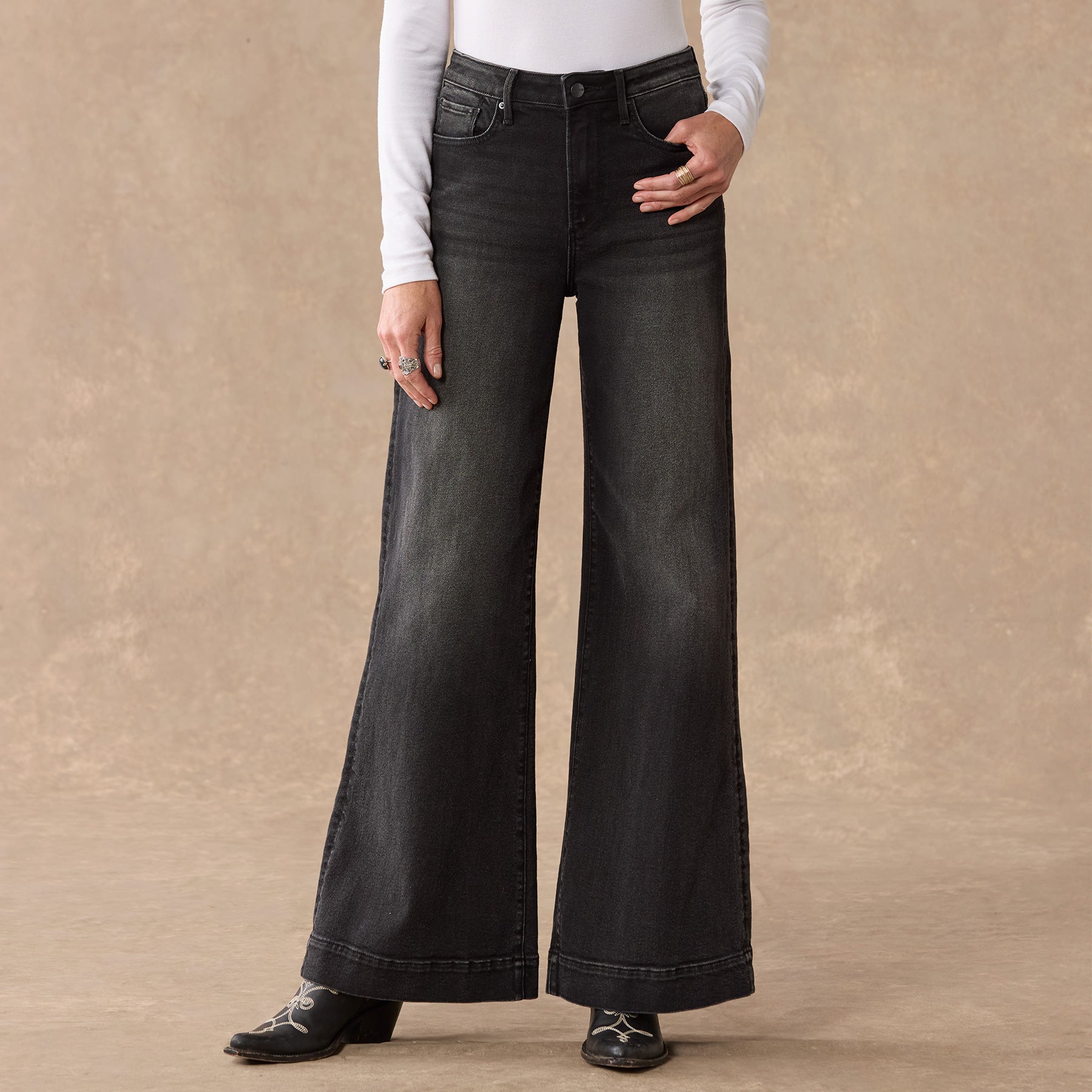 sundance-Martha Wide Leg Jeans-Sundance Outlet
