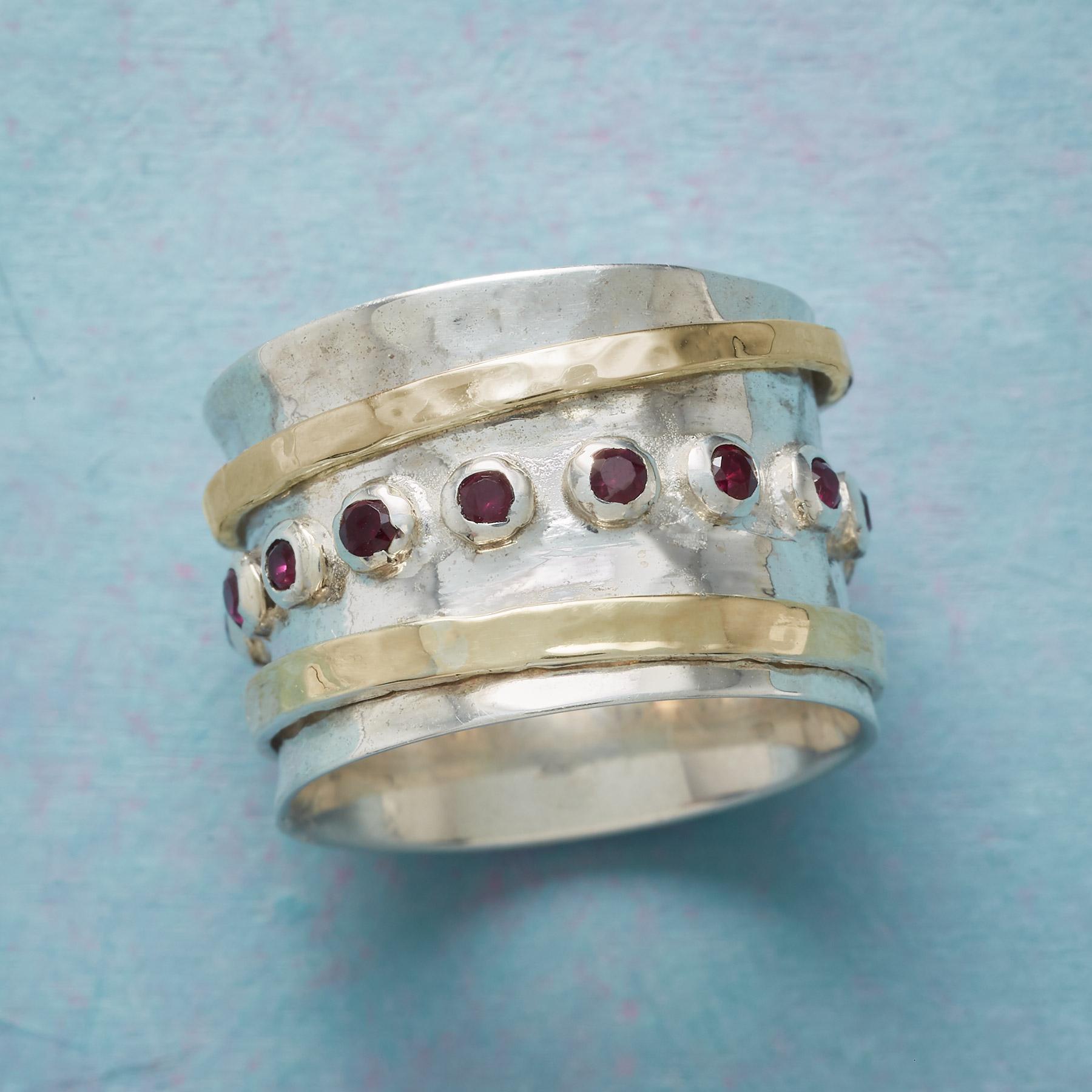 sundance-Belted Ruby Ring-Sundance Outlet