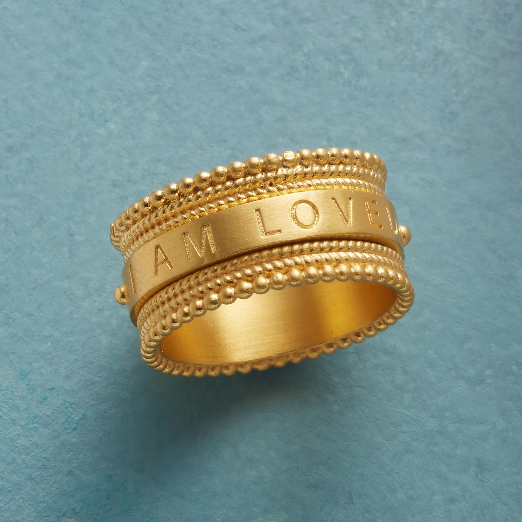 sundance-I Am Loved Spinner Ring-Sundance Outlet