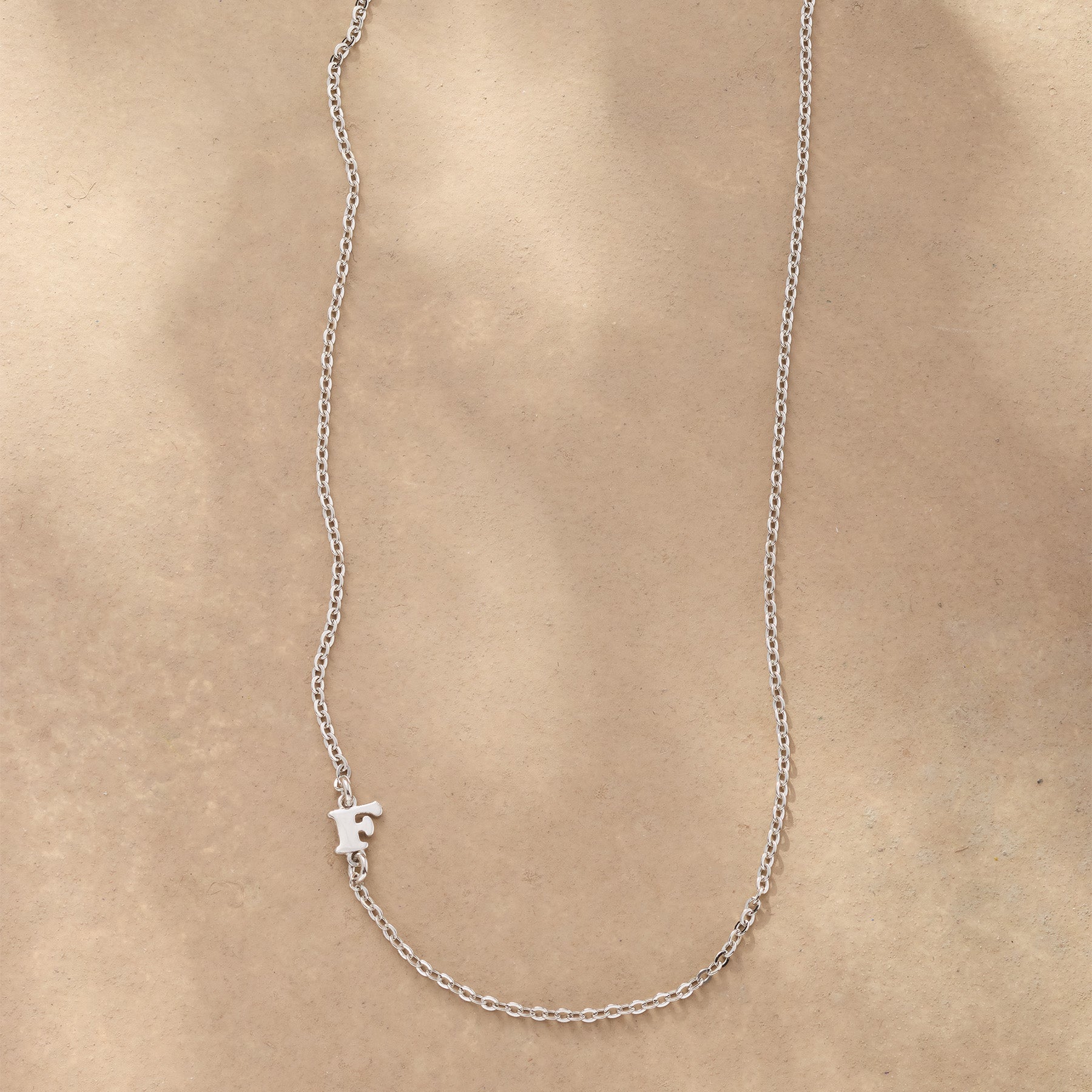 sundance-Silver Initial Spark Necklace-Sundance Outlet