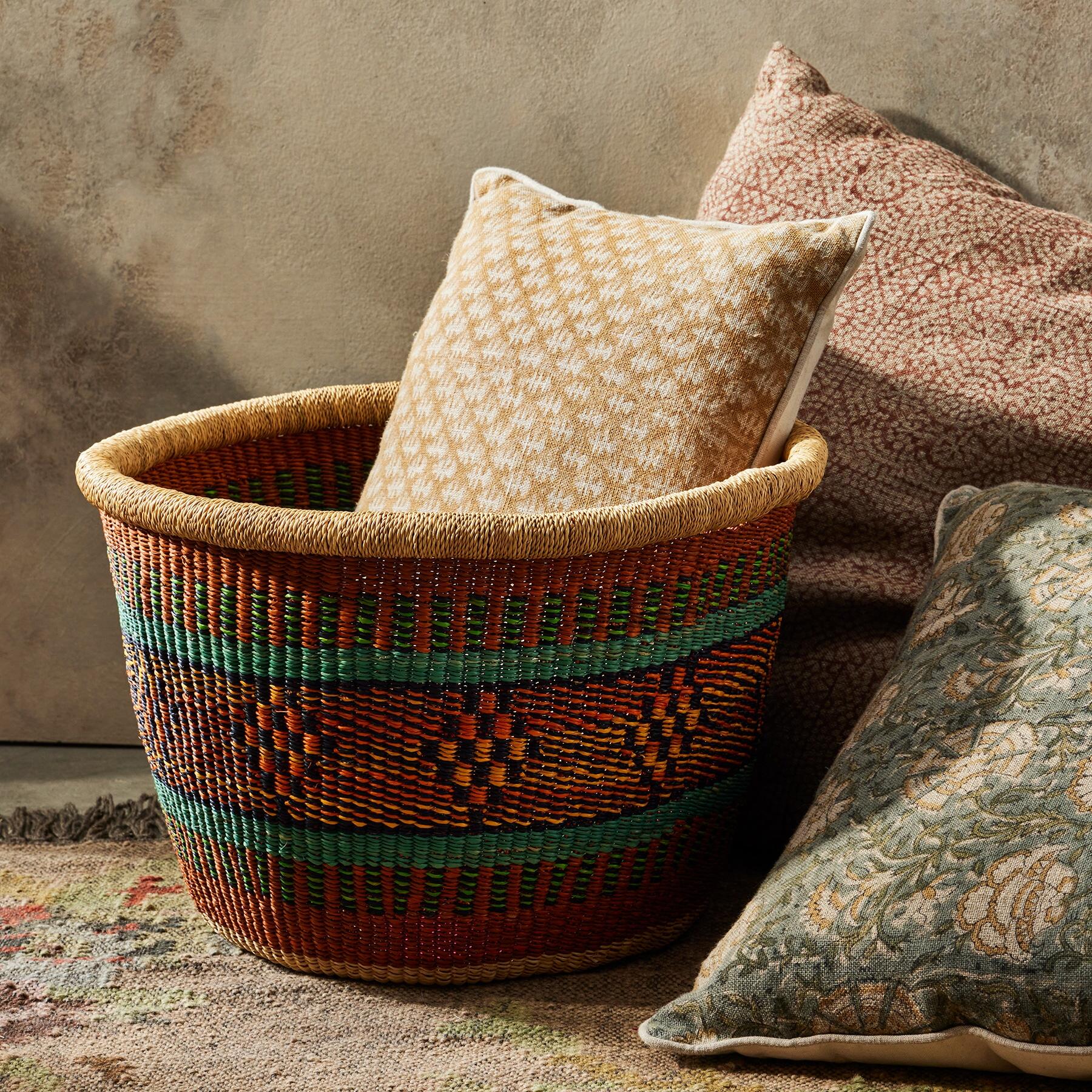 sundance-One-Of-A-Kind Ghanian Baskets-Sundance Outlet