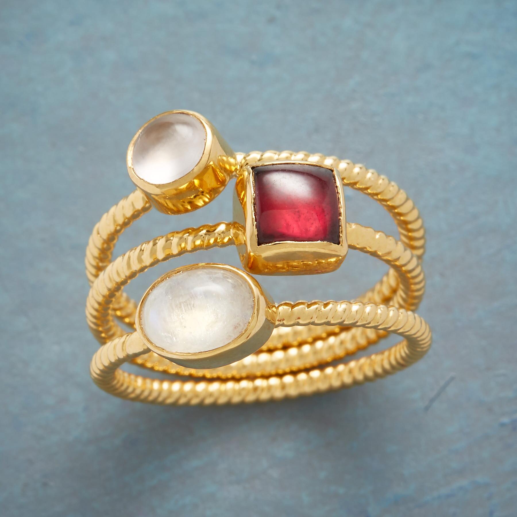 sundance-Twisted Trio Ring Set-Sundance Outlet