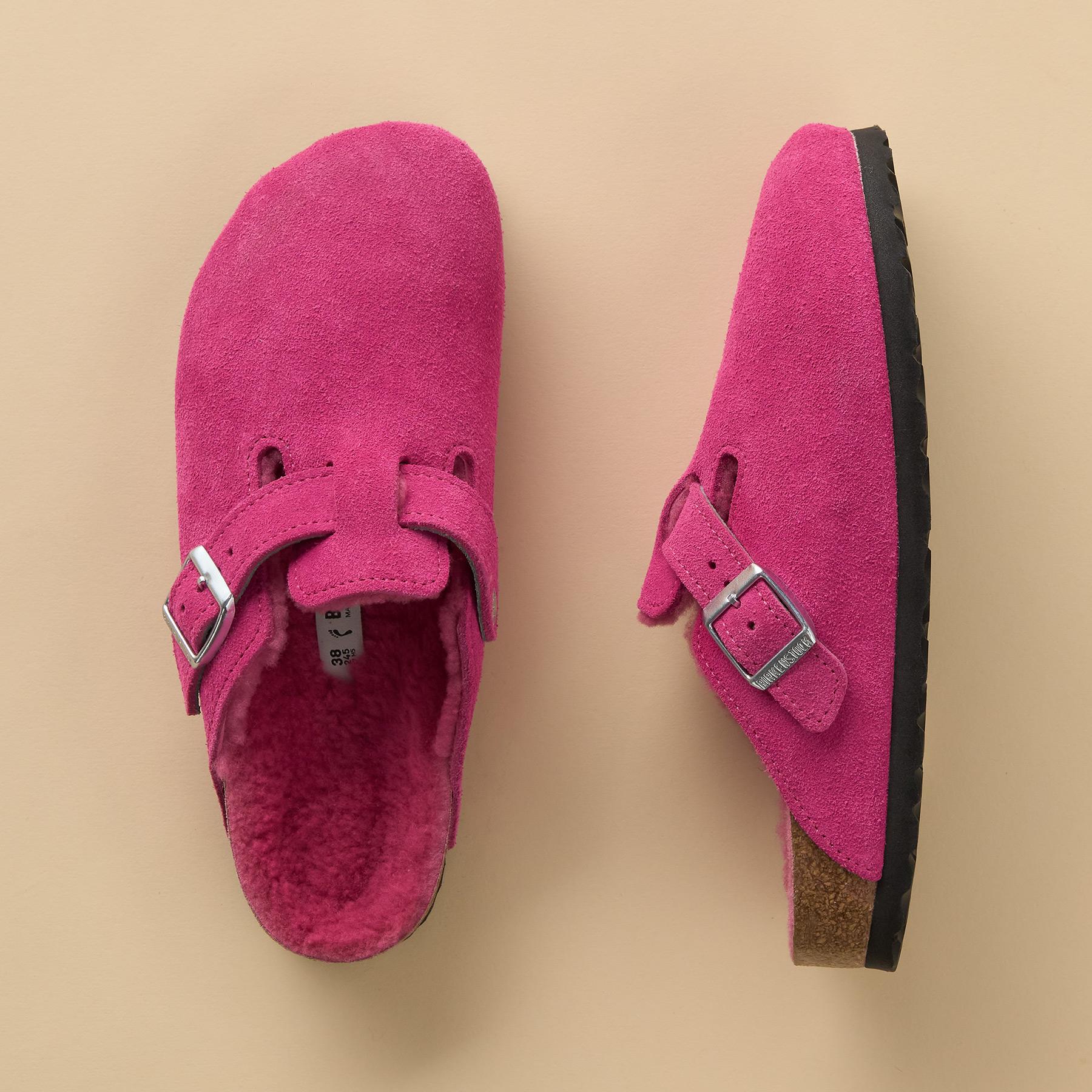 sundance-Boston Shearling Suede Mules-Sundance Outlet