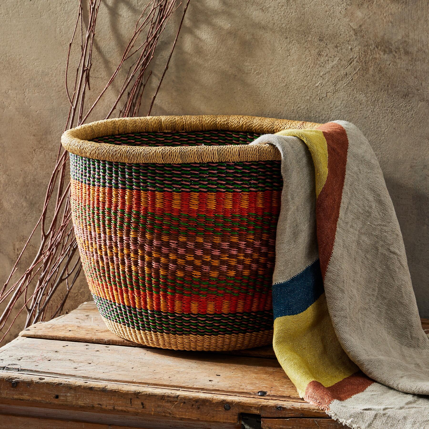 sundance-One-Of-A-Kind Ghanian Baskets-Sundance Outlet