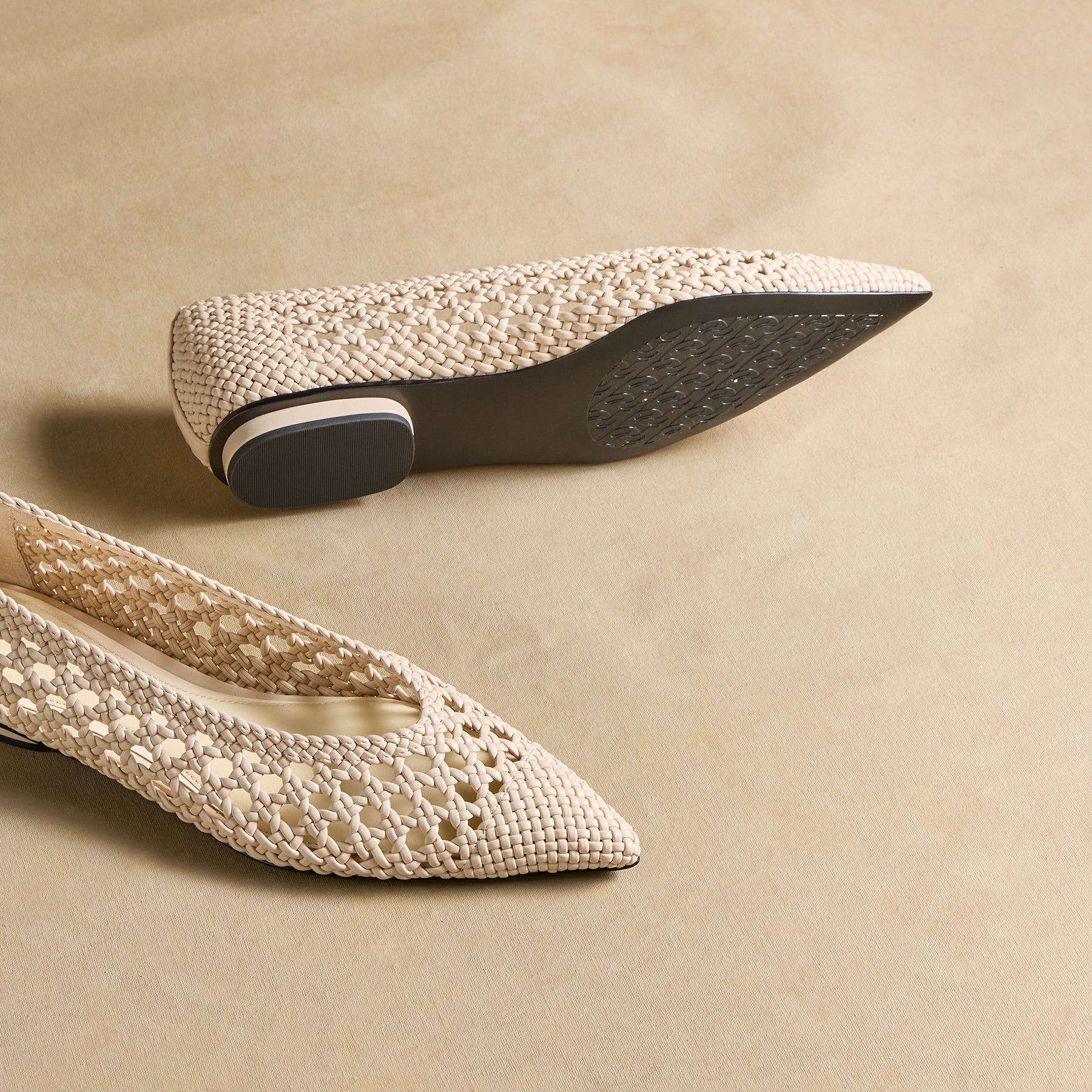 sundance-Mezzanine Crocheted Flats-Sundance Outlet