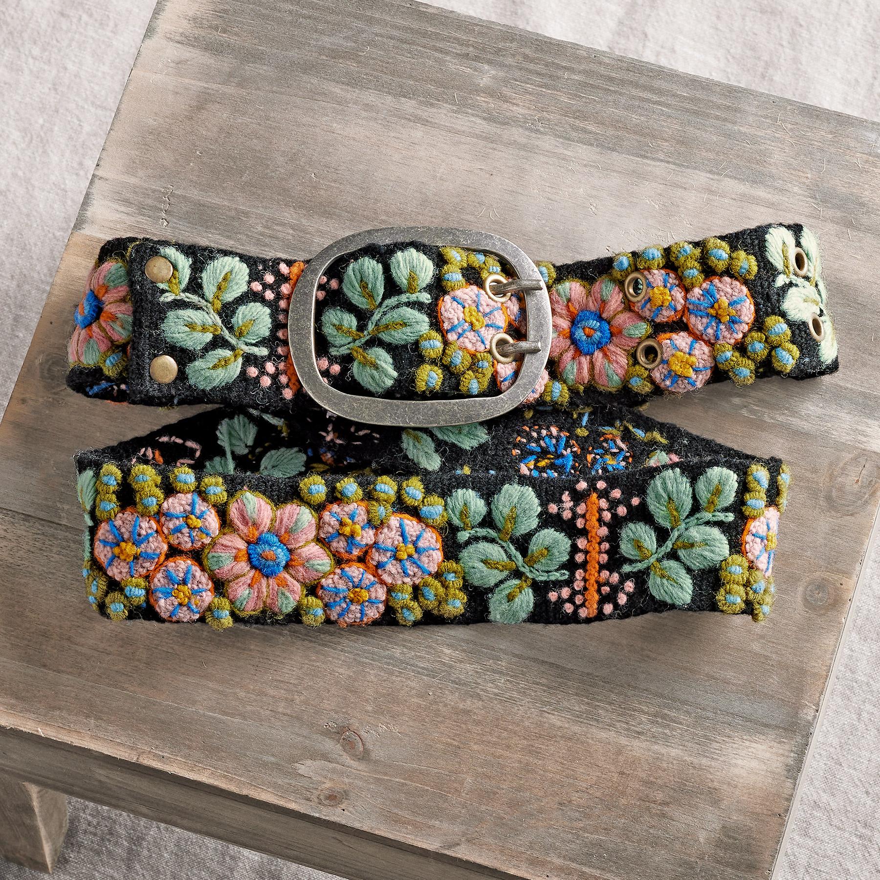 sundance-Sonoran Blooms Belt-Sundance Outlet