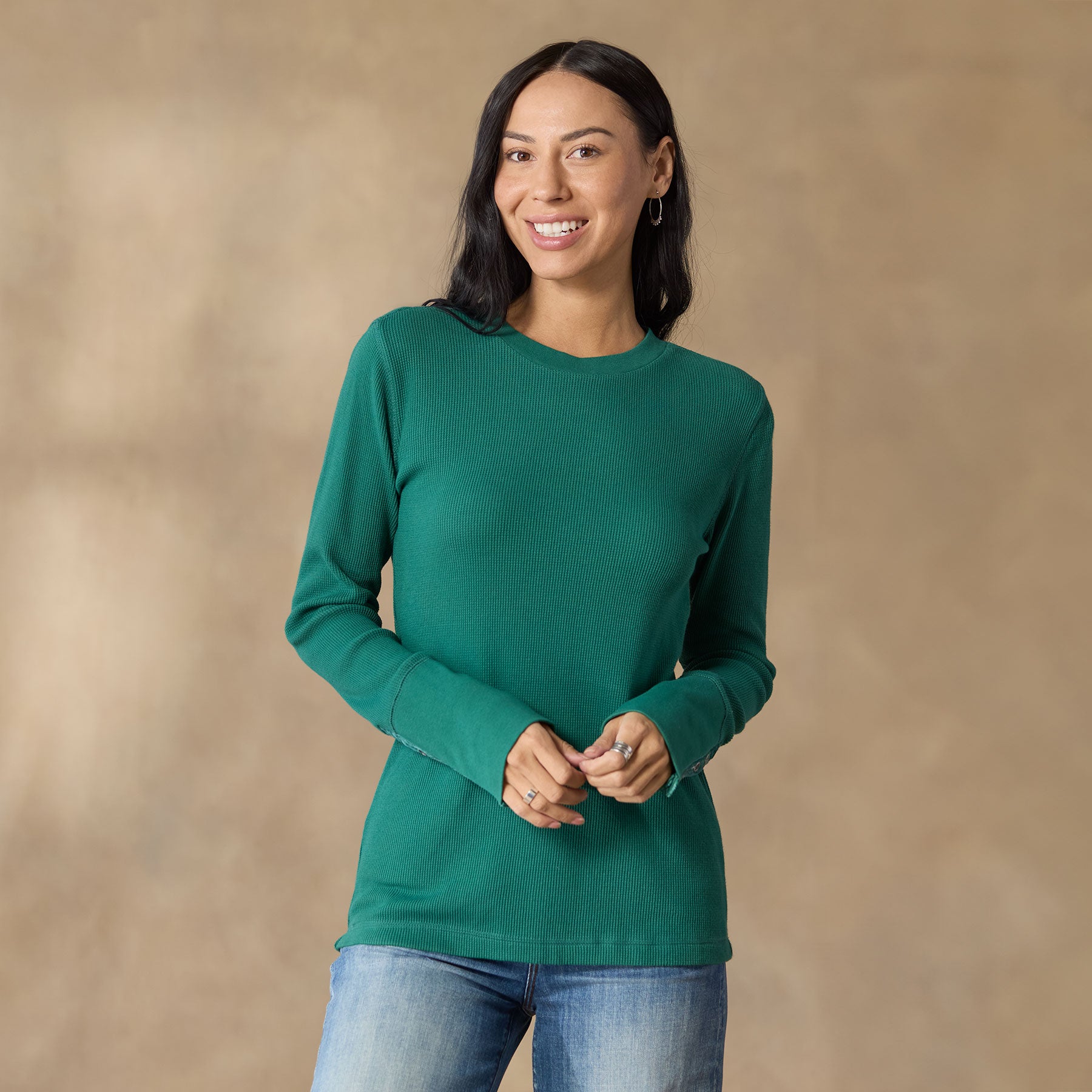 sundance-Crewneck Thermal, Petite-Sundance Outlet