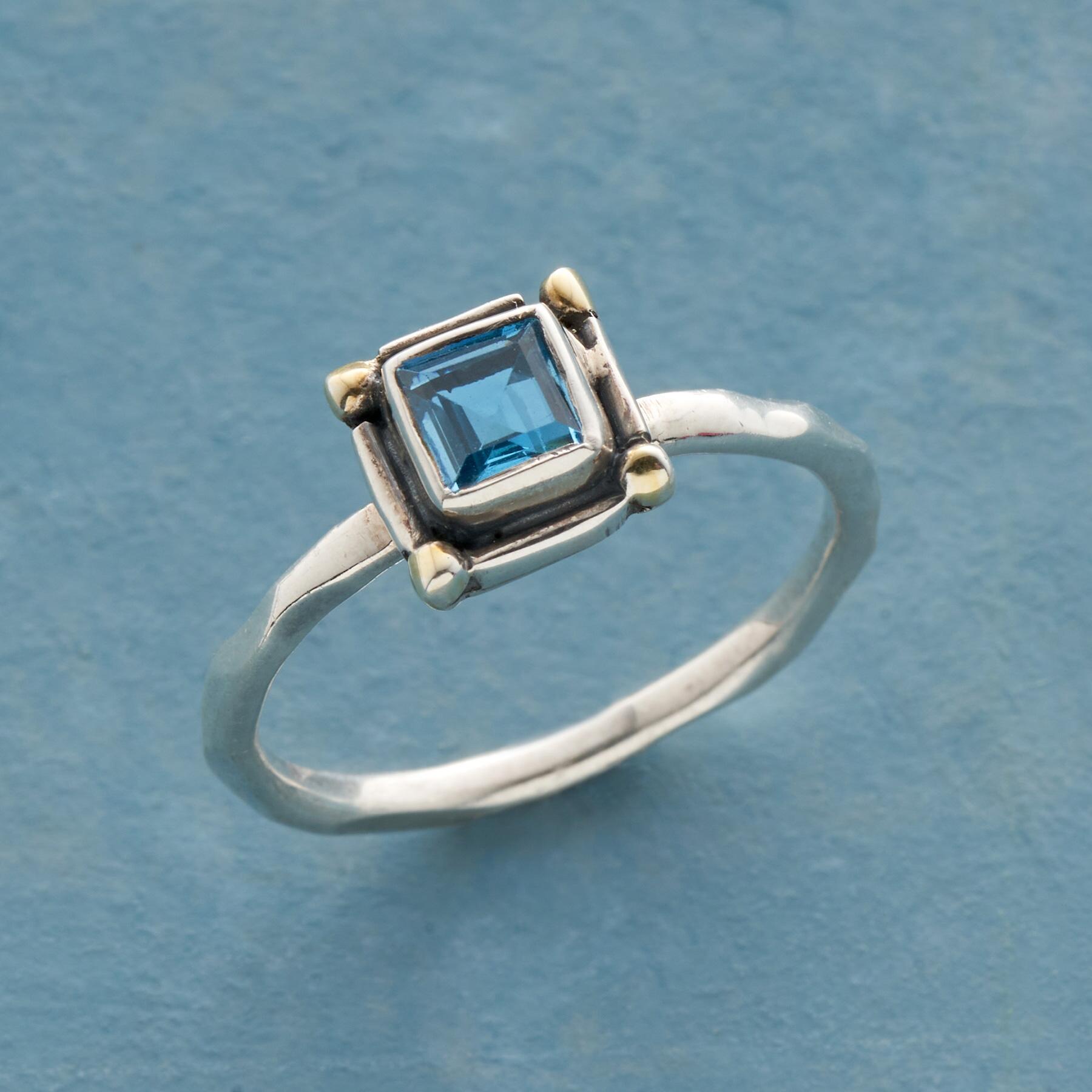 sundance-Terraced Topaz Ring-Sundance Outlet