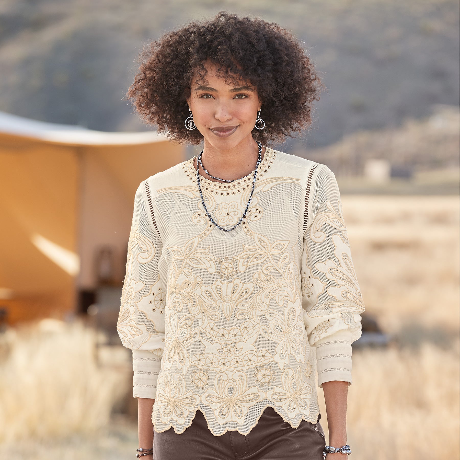 sundance-Reach For Beauty Top-Sundance Outlet