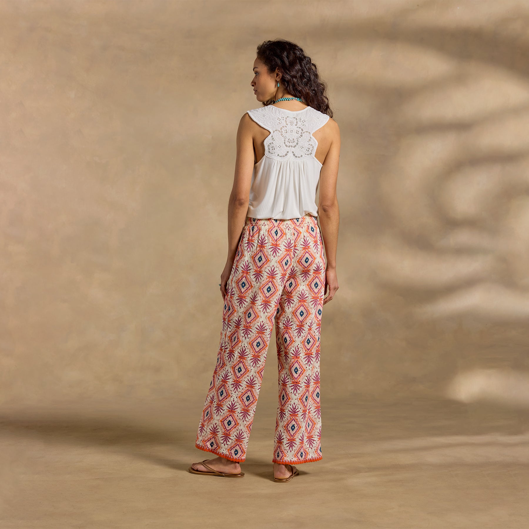 sundance-Zola Eyelet Pants-Sundance Outlet