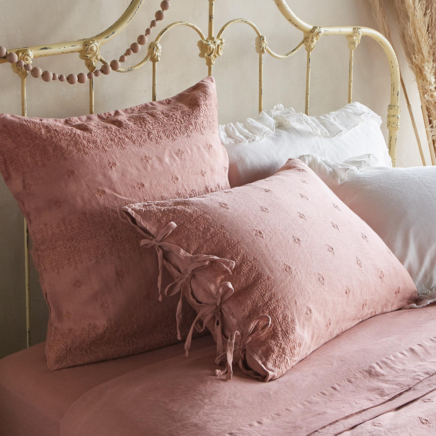 sundance-Gossamer Linen Embroidery Sham-Sundance Outlet