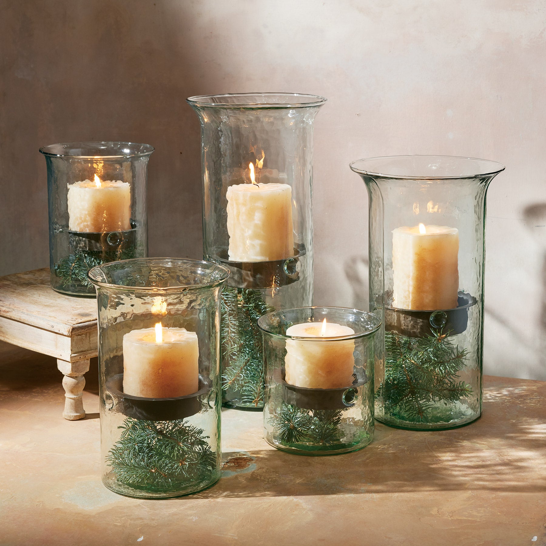 sundance-Blown Glass Hurricane-Sundance Outlet