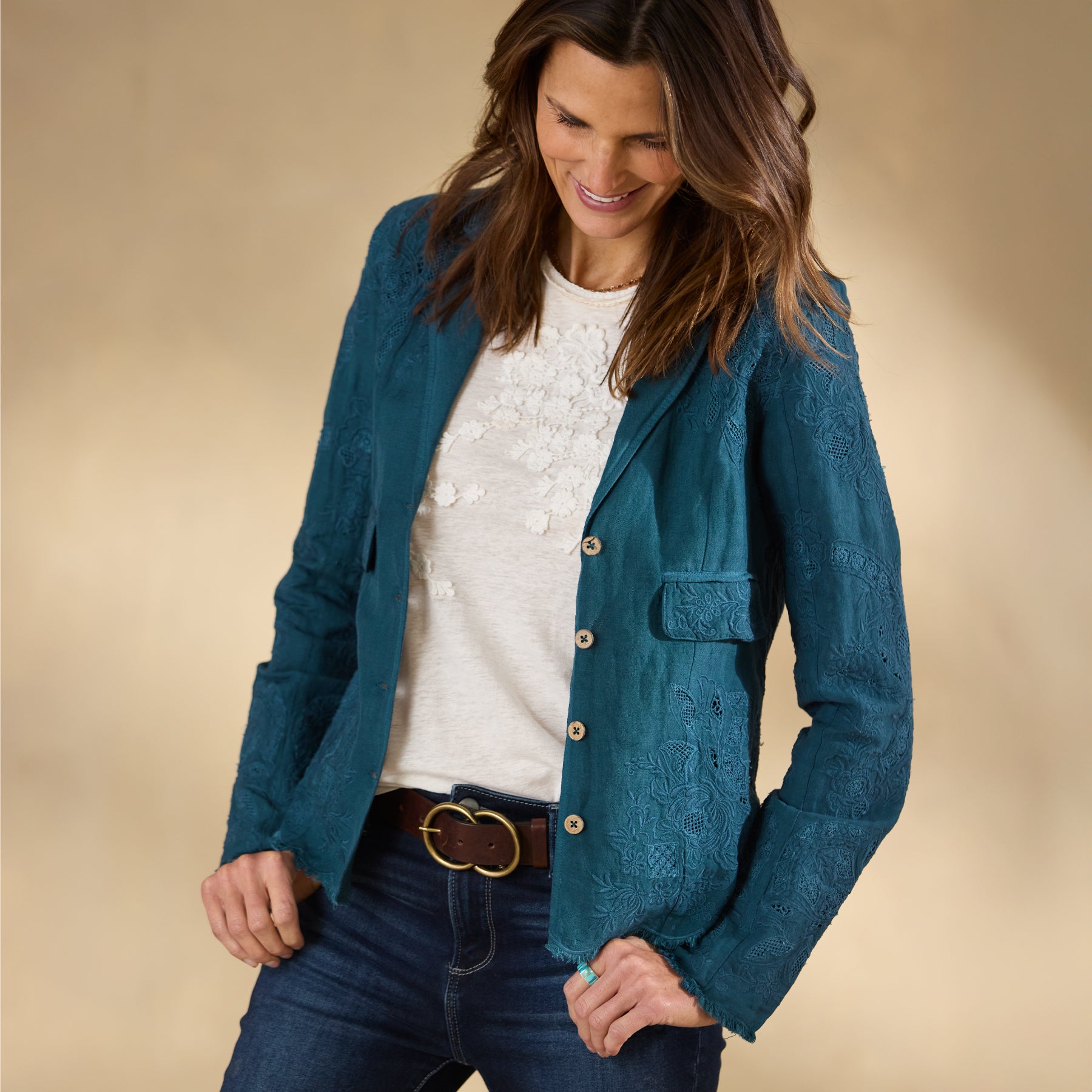 sundance-Teresa Lace Jacket-Sundance Outlet