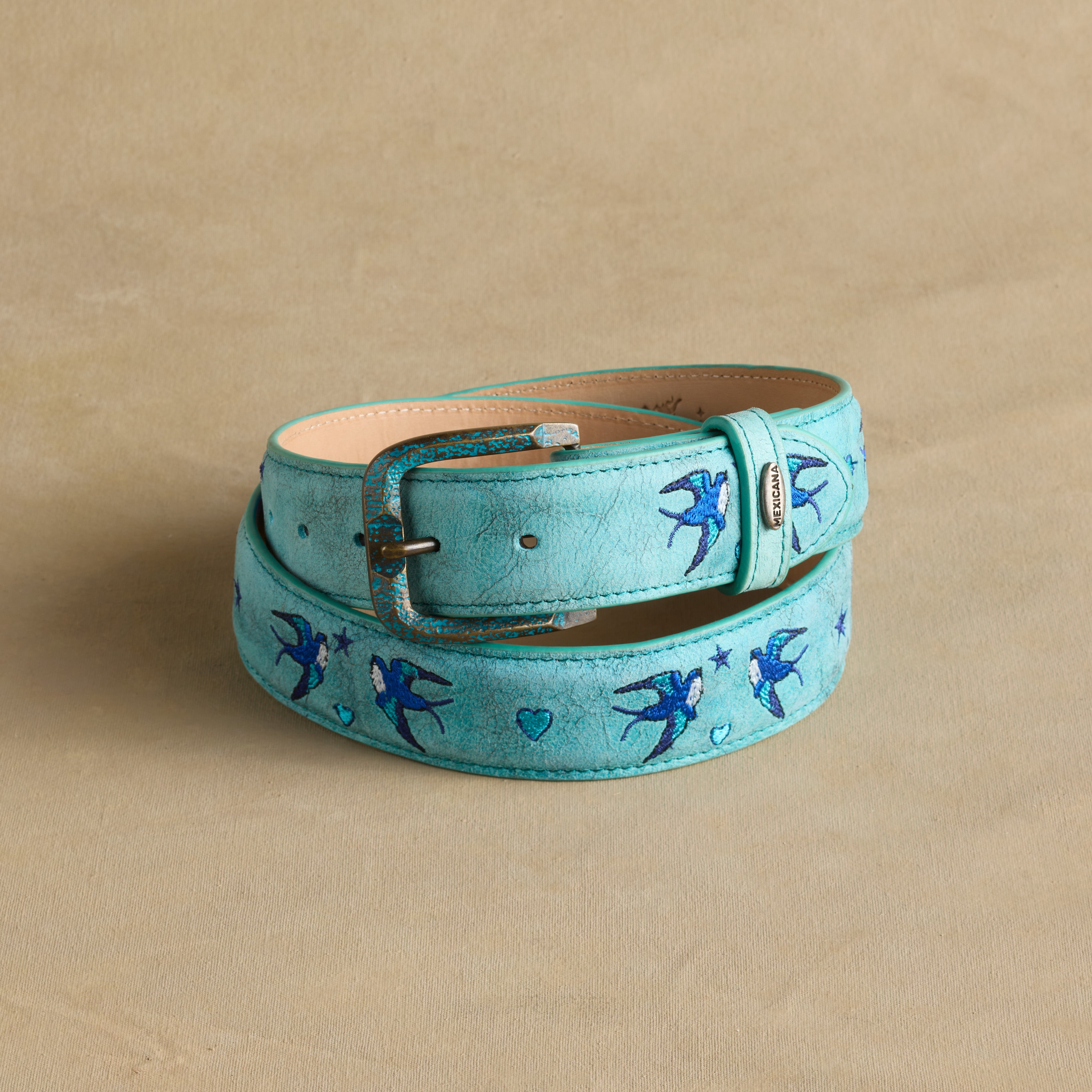 sundance-Swallow Song Embroidered Belt-Sundance Outlet