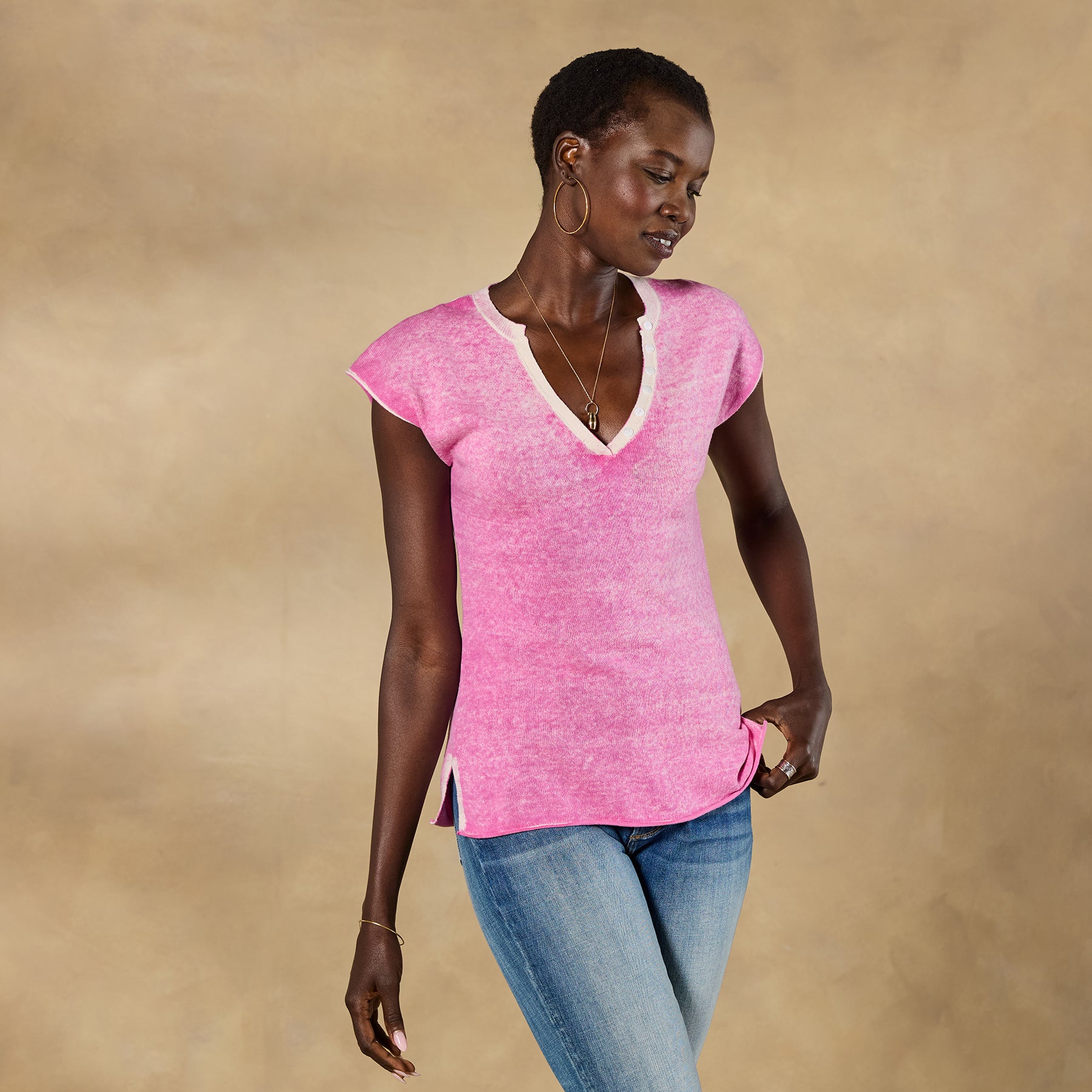 sundance-Laurette Sweater Tee-Sundance Outlet