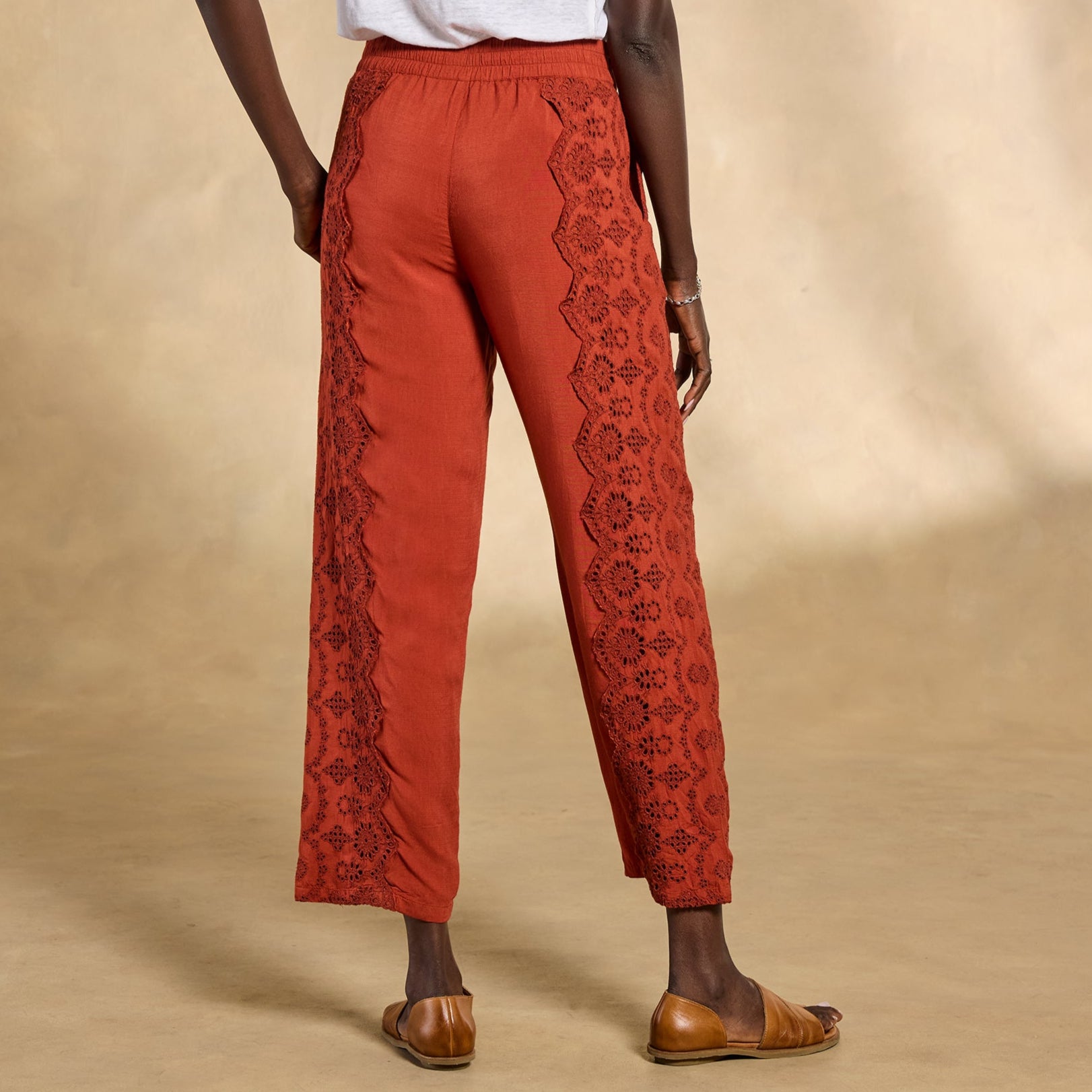 sundance-Suvi Eyelet Pants-Sundance Outlet