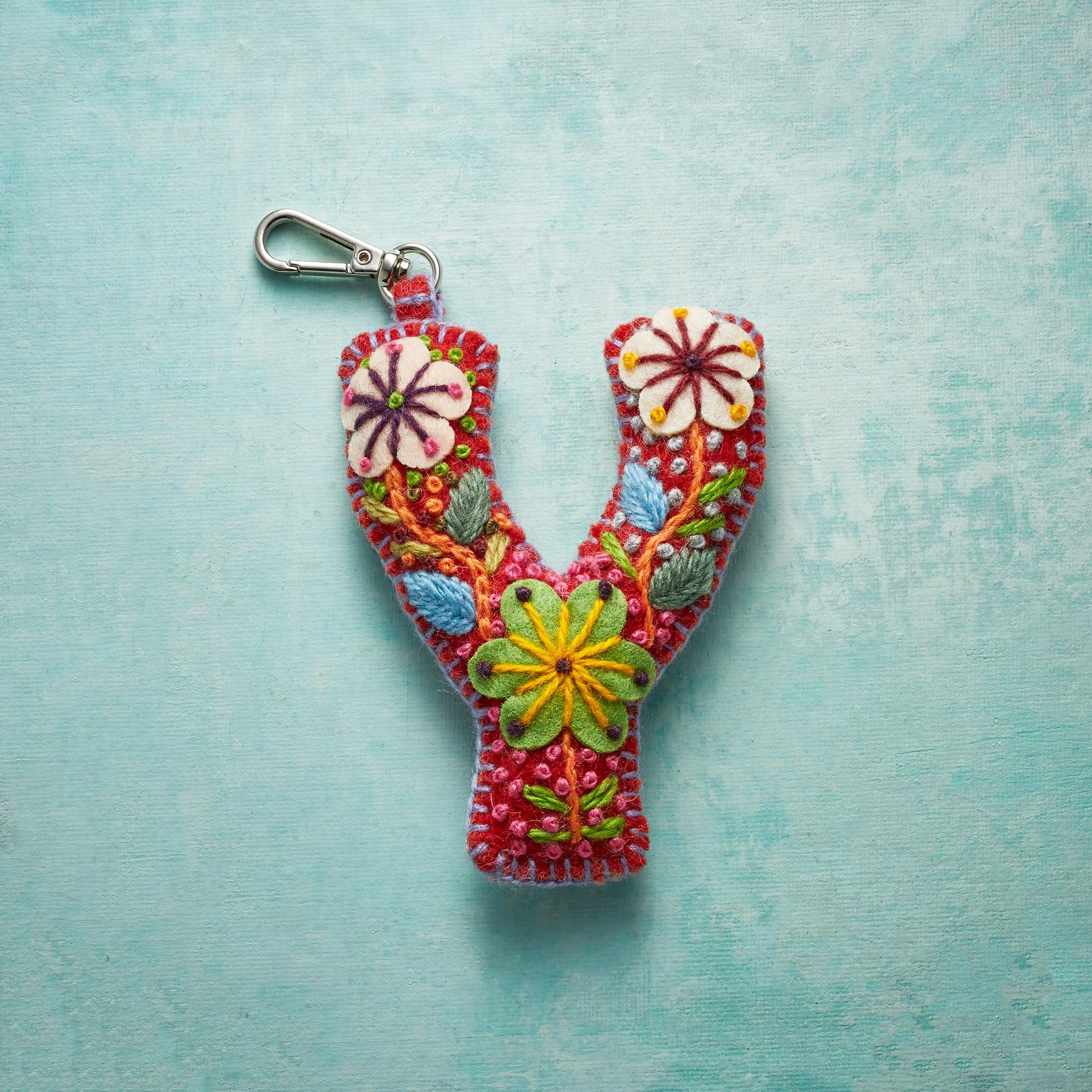 sundance-Fleur De Felt Initial Clip-Sundance Outlet