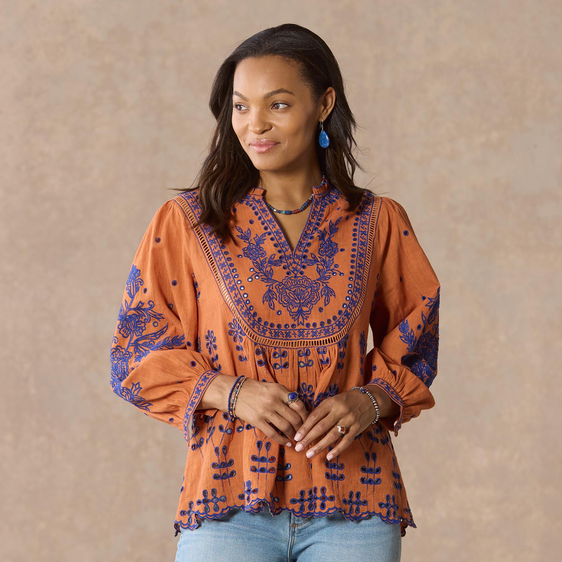 sundance-Great Wonders Top, Petite-Sundance Outlet
