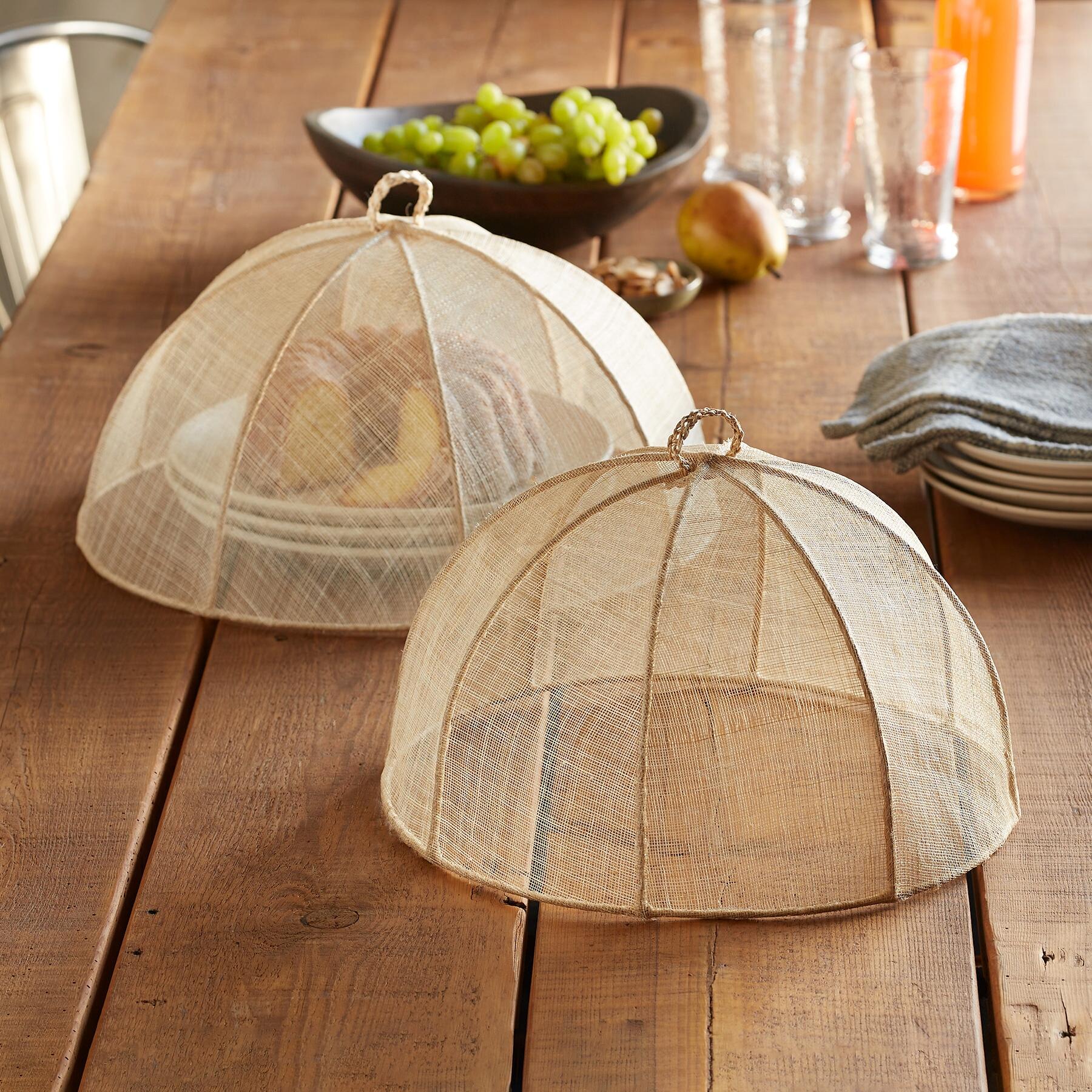 sundance-Large Sinamay Food Covers Set-Sundance Outlet