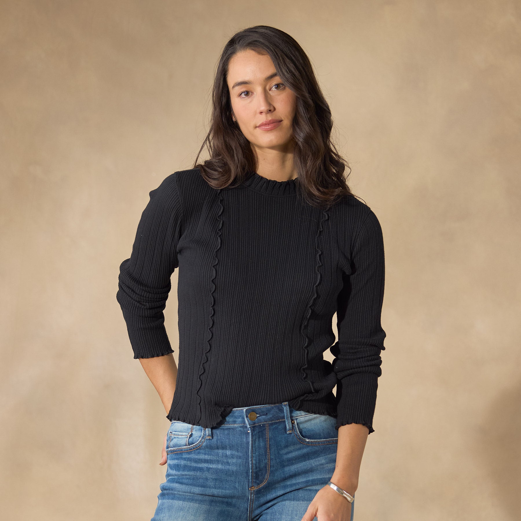 sundance-Gizelle Long Sleeve Top-Sundance Outlet