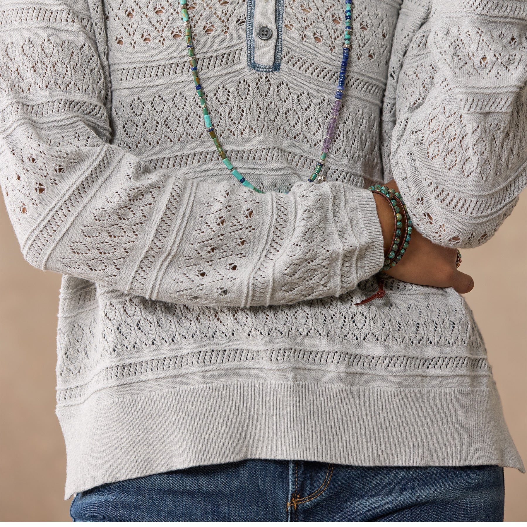 sundance-Devon Sweater Henley, Petite | Sundance Outlet-Sundance Outlet