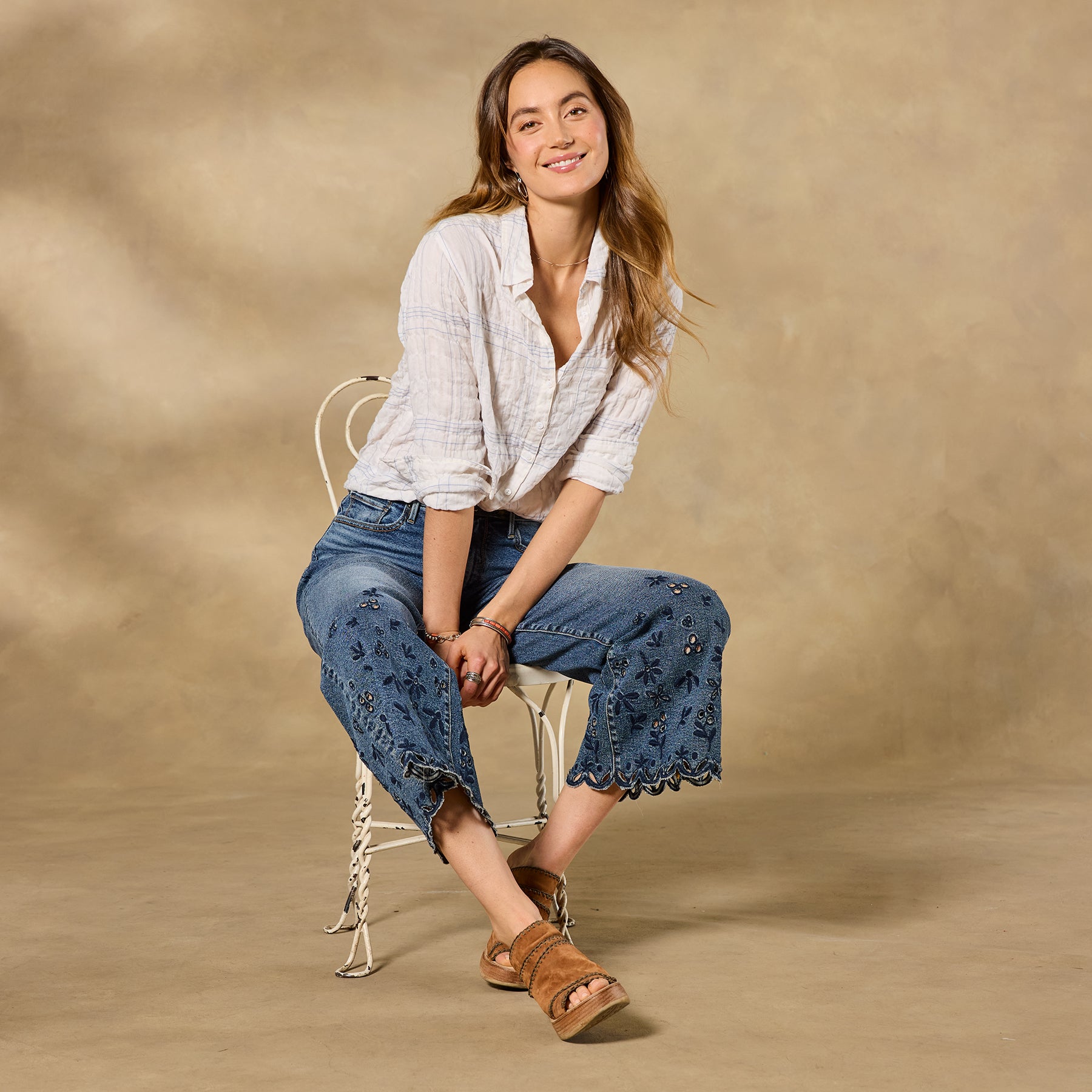 sundance-Elodie Button Down Shirt-Sundance Outlet