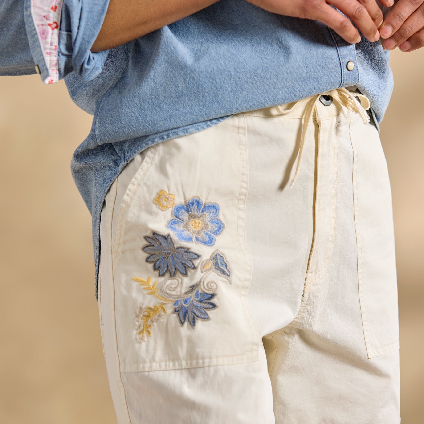 sundance-Starling Embroidered Pants-Sundance Outlet