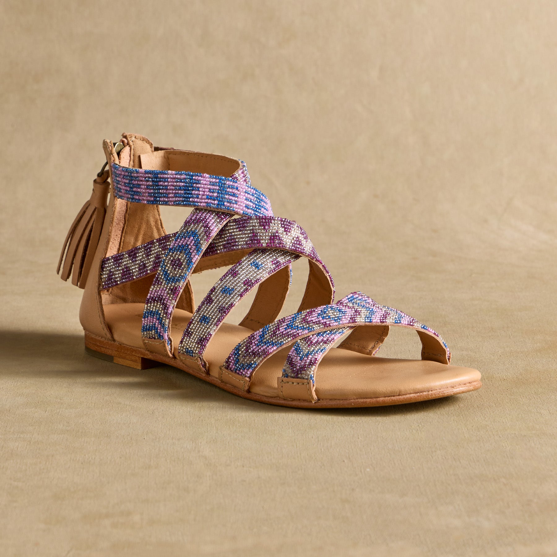 sundance-Beaded Paradise Sandals-Sundance Outlet