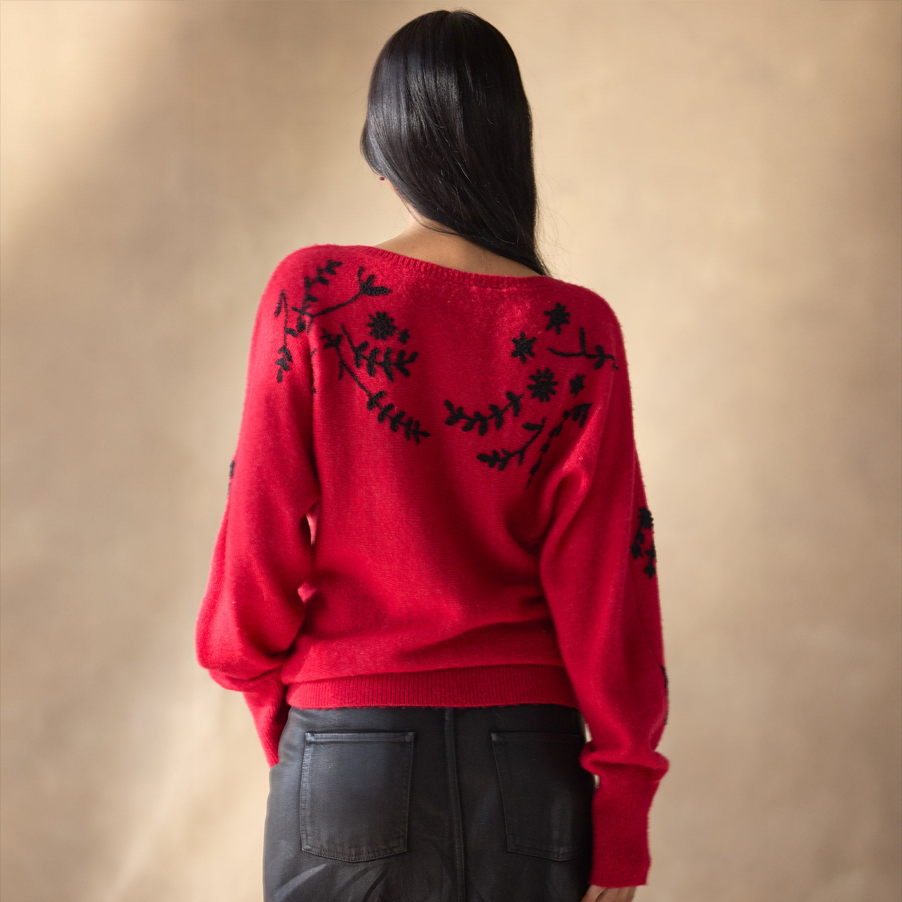 sundance-Anya Vines Sweater, Petite-Sundance Outlet