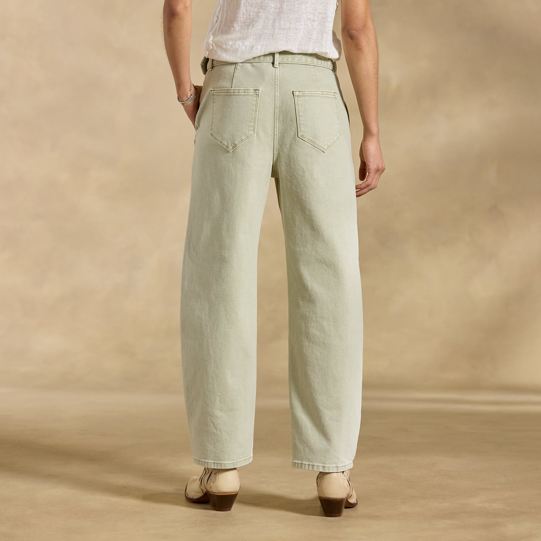 sundance-Spencer Barrel-Leg Pants-Sundance Outlet