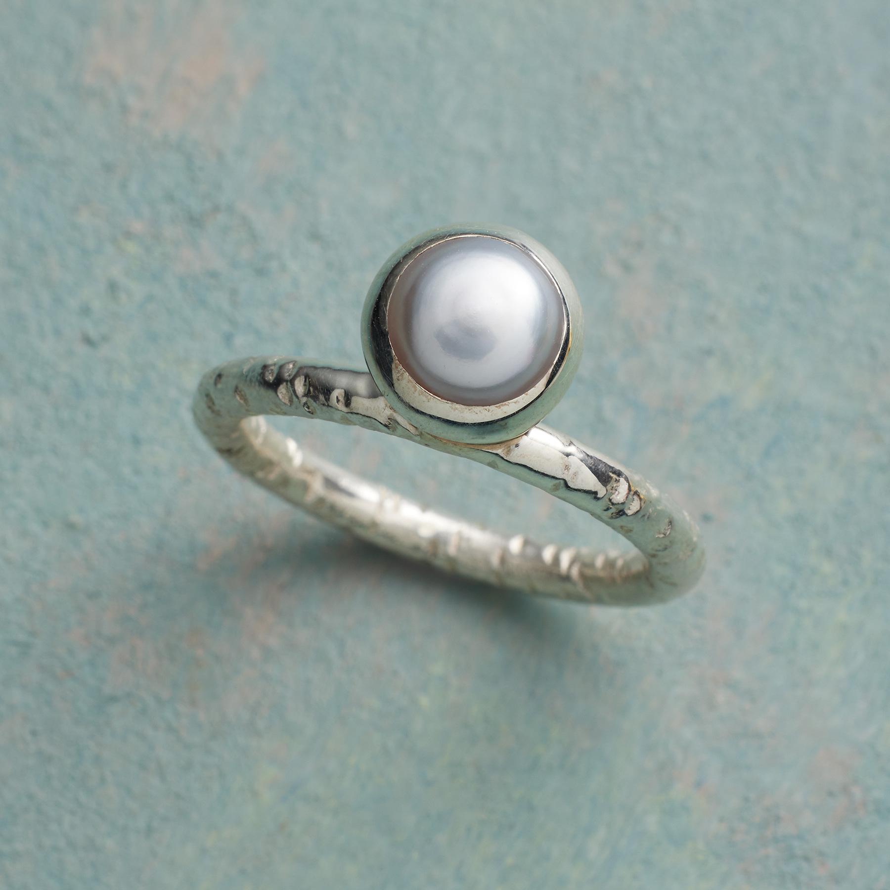 sundance-Silver Pearl Ring-Sundance Outlet