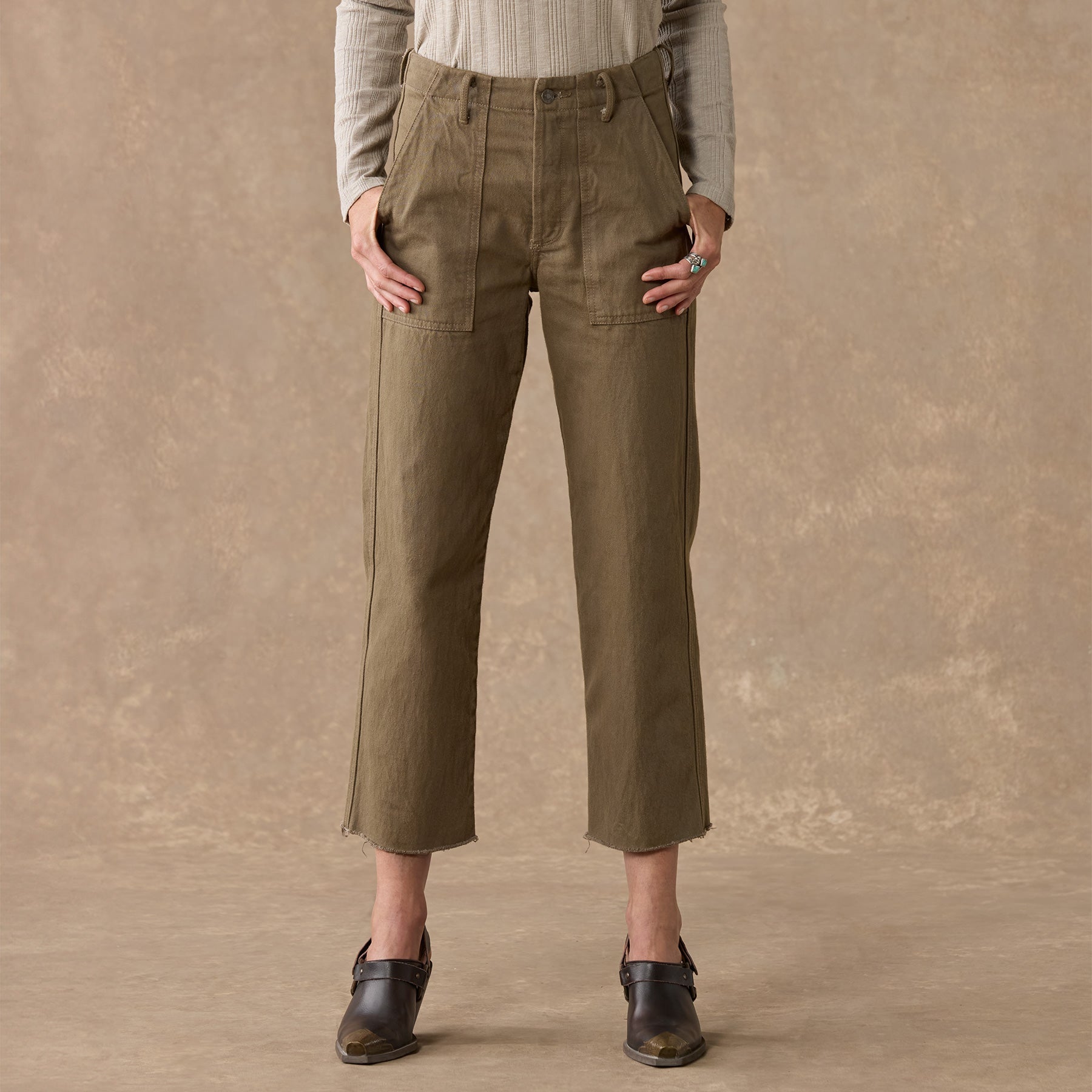 sundance-Ashley Twill Patch Pocket Jean-Sundance Outlet