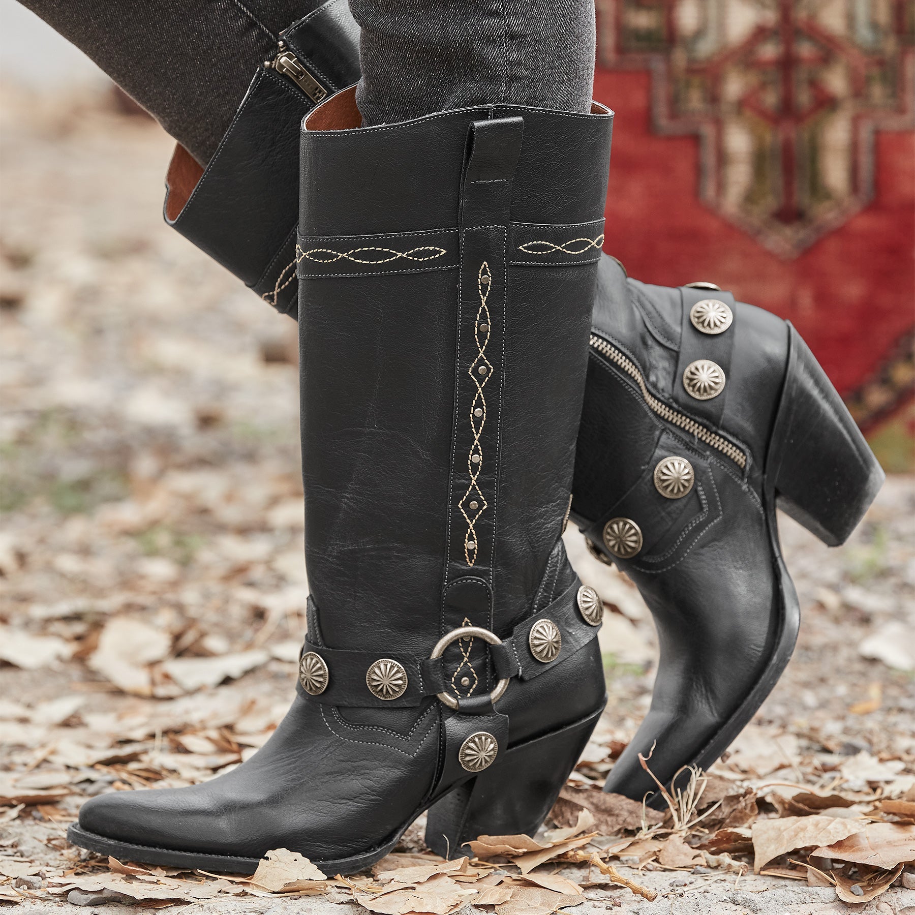 sundance-Nina Harness Boots-Sundance Outlet