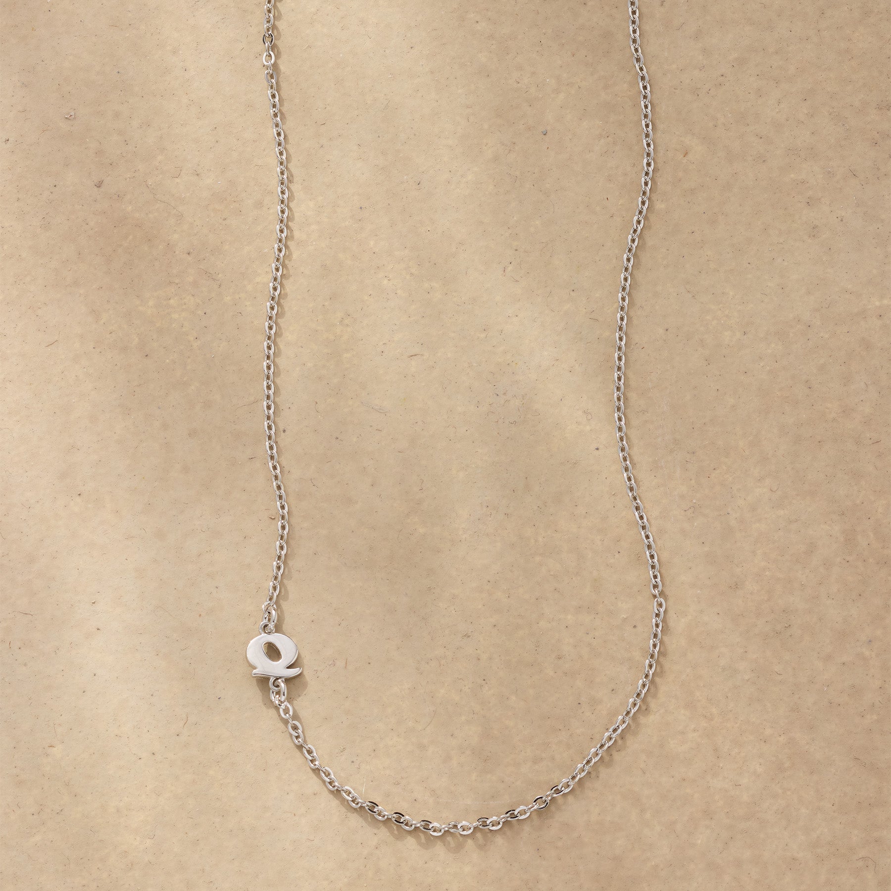 sundance-Silver Initial Spark Necklace-Sundance Outlet