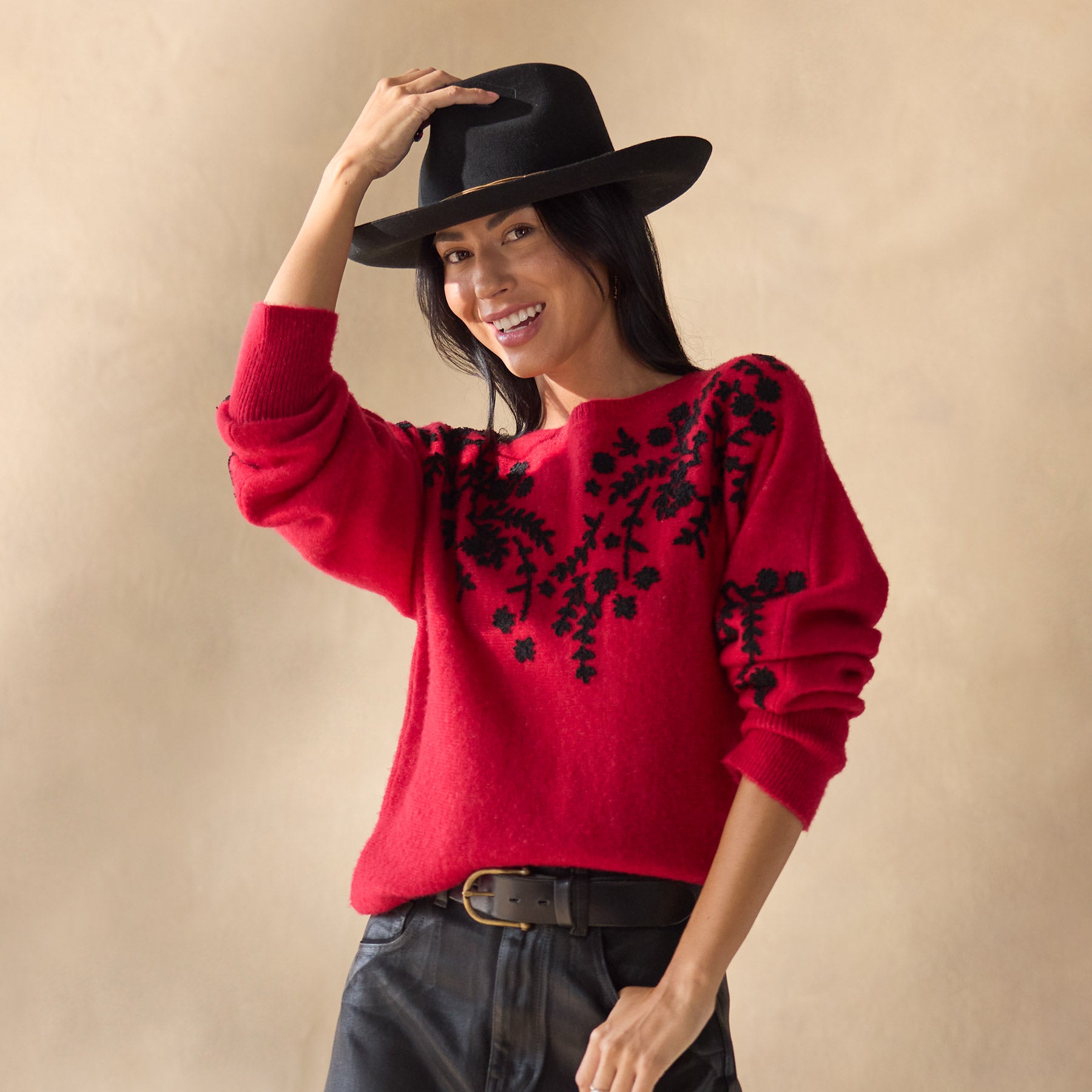 sundance-Anya Vines Sweater, Petite-Sundance Outlet