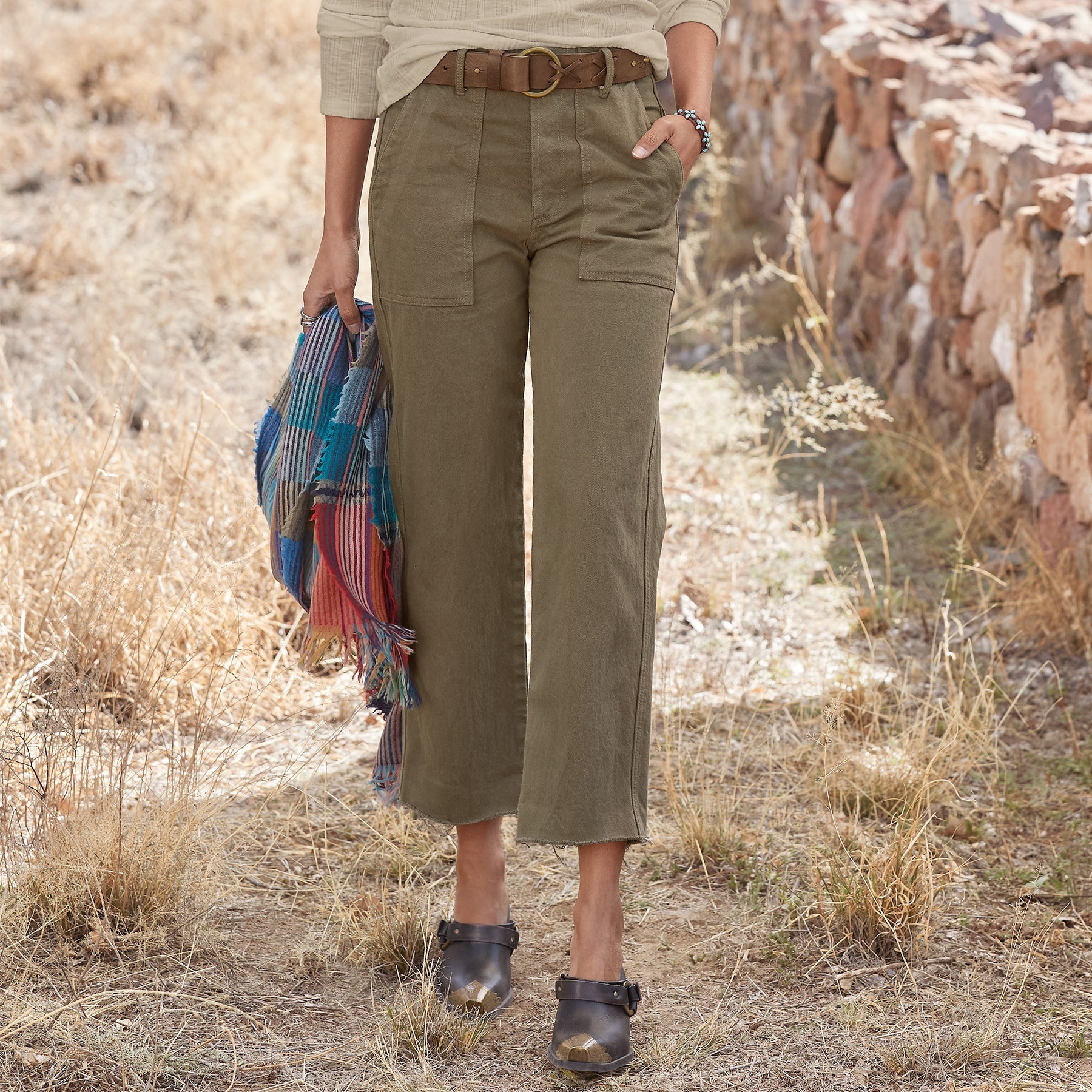 sundance-Ashley Twill Patch Pocket Jean-Sundance Outlet