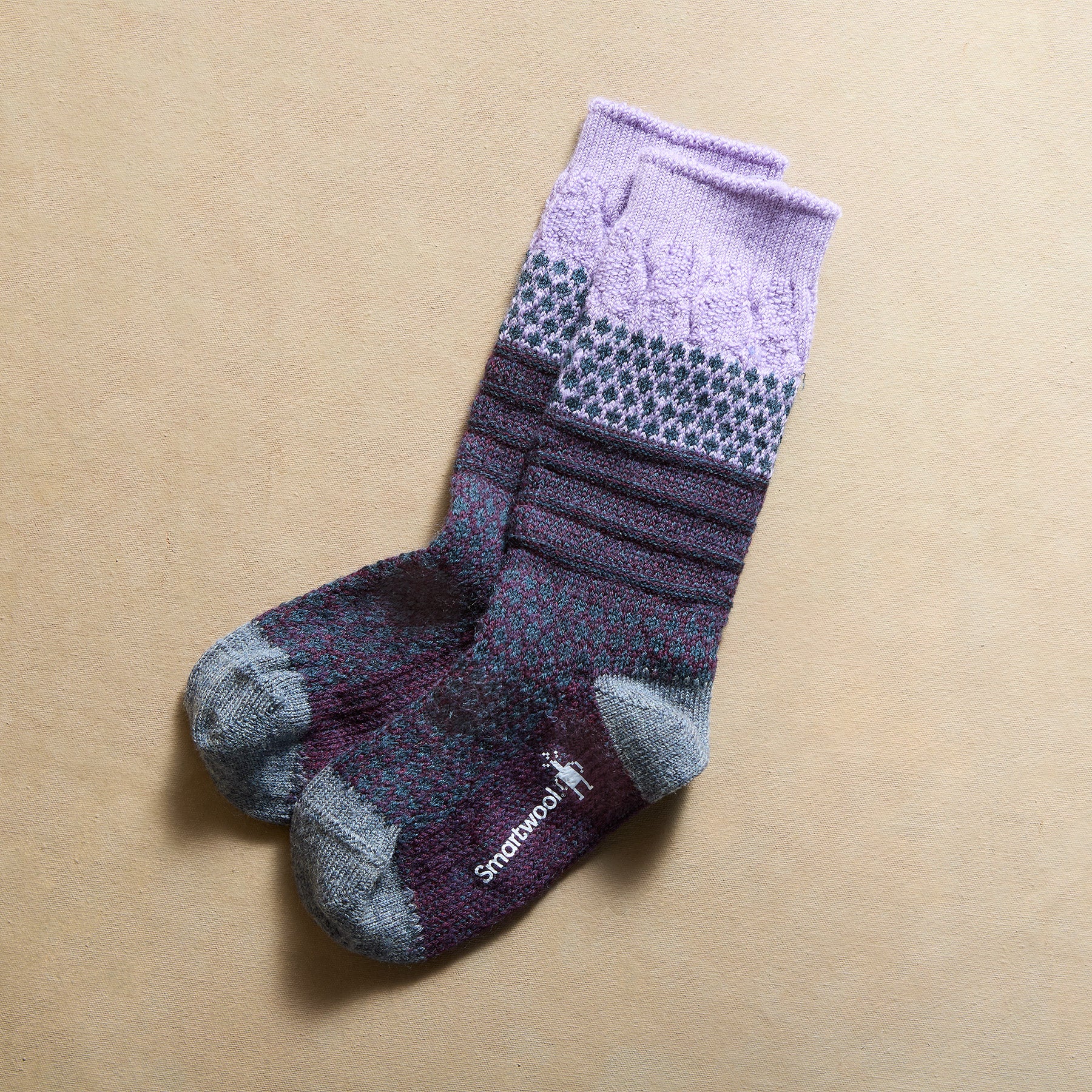 sundance-Popcorn Cable Crew Socks-Sundance Outlet