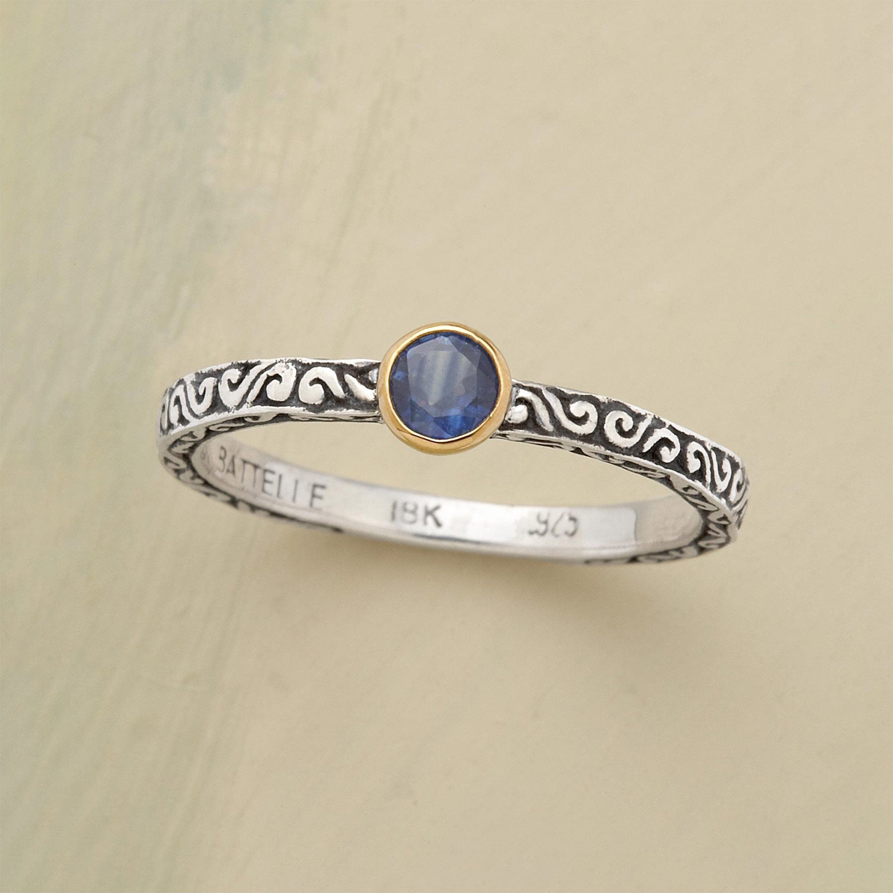 sundance-Sapphire Scroll Ring-Sundance Outlet