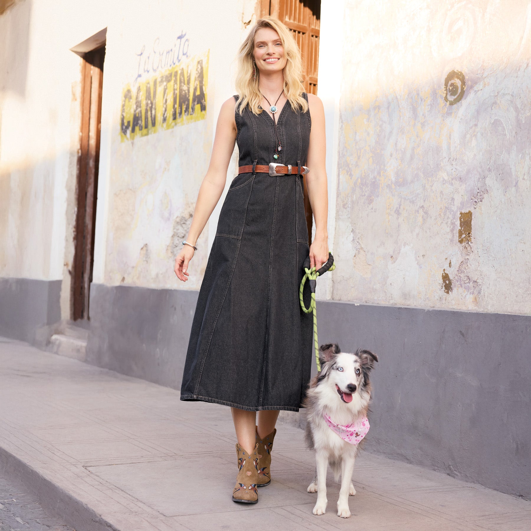 sundance-Poppy Denim Dress-Sundance Outlet